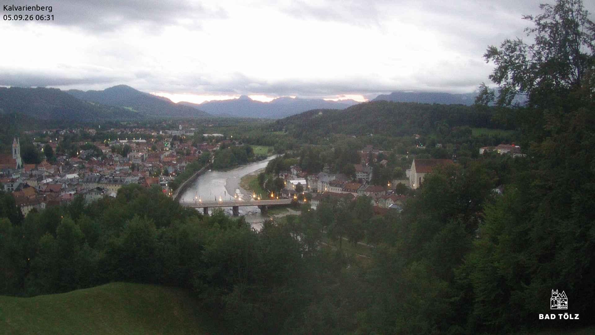 Archiv Foto Webcam Kalvarienberg bei Bad Tölz