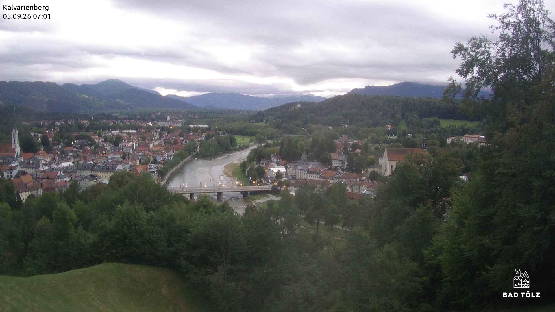 Archiv Foto Webcam Kalvarienberg bei Bad Tölz