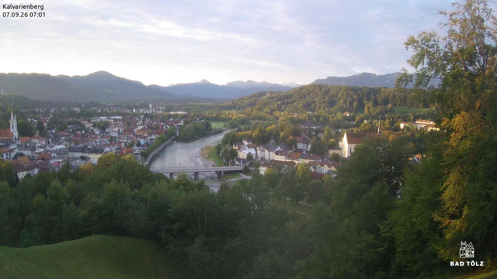 Archiv Foto Webcam Kalvarienberg bei Bad Tölz