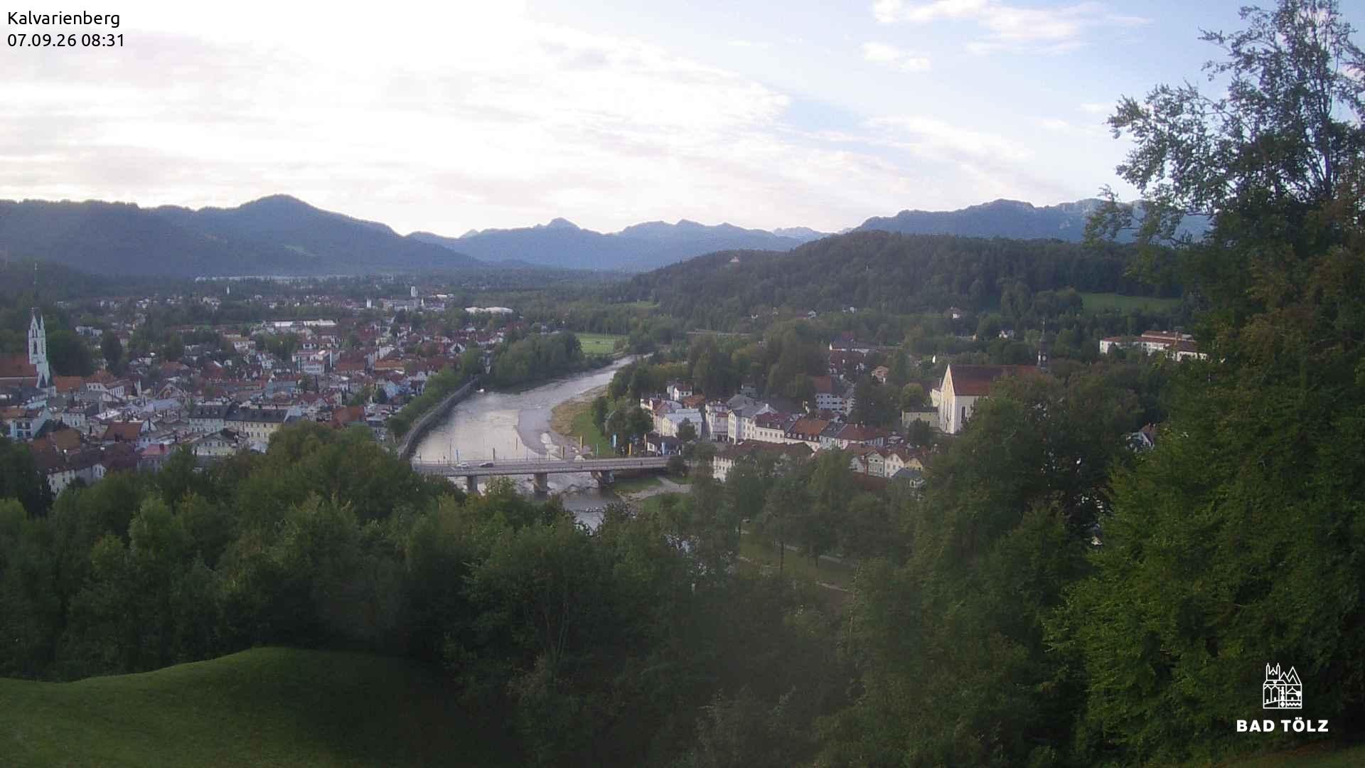 Archiv Foto Webcam Kalvarienberg bei Bad Tölz