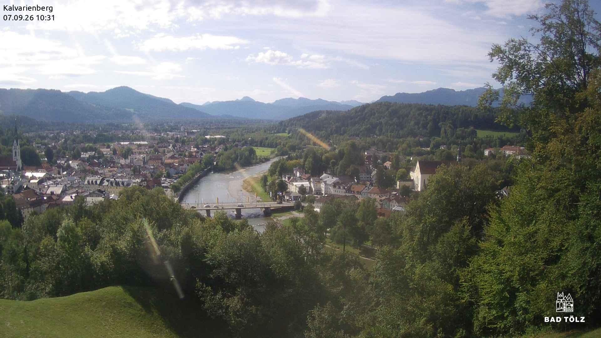 Archiv Foto Webcam Kalvarienberg bei Bad Tölz