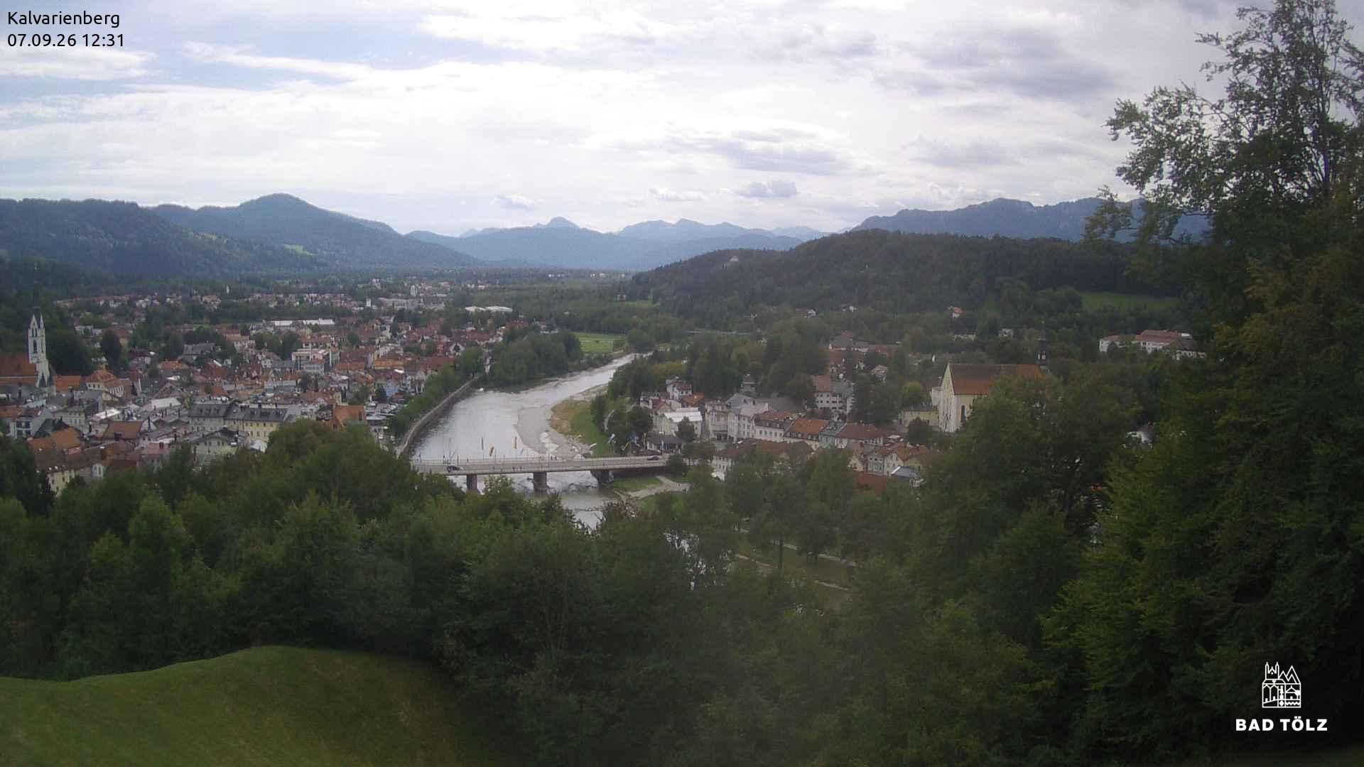 Archiv Foto Webcam Kalvarienberg bei Bad Tölz