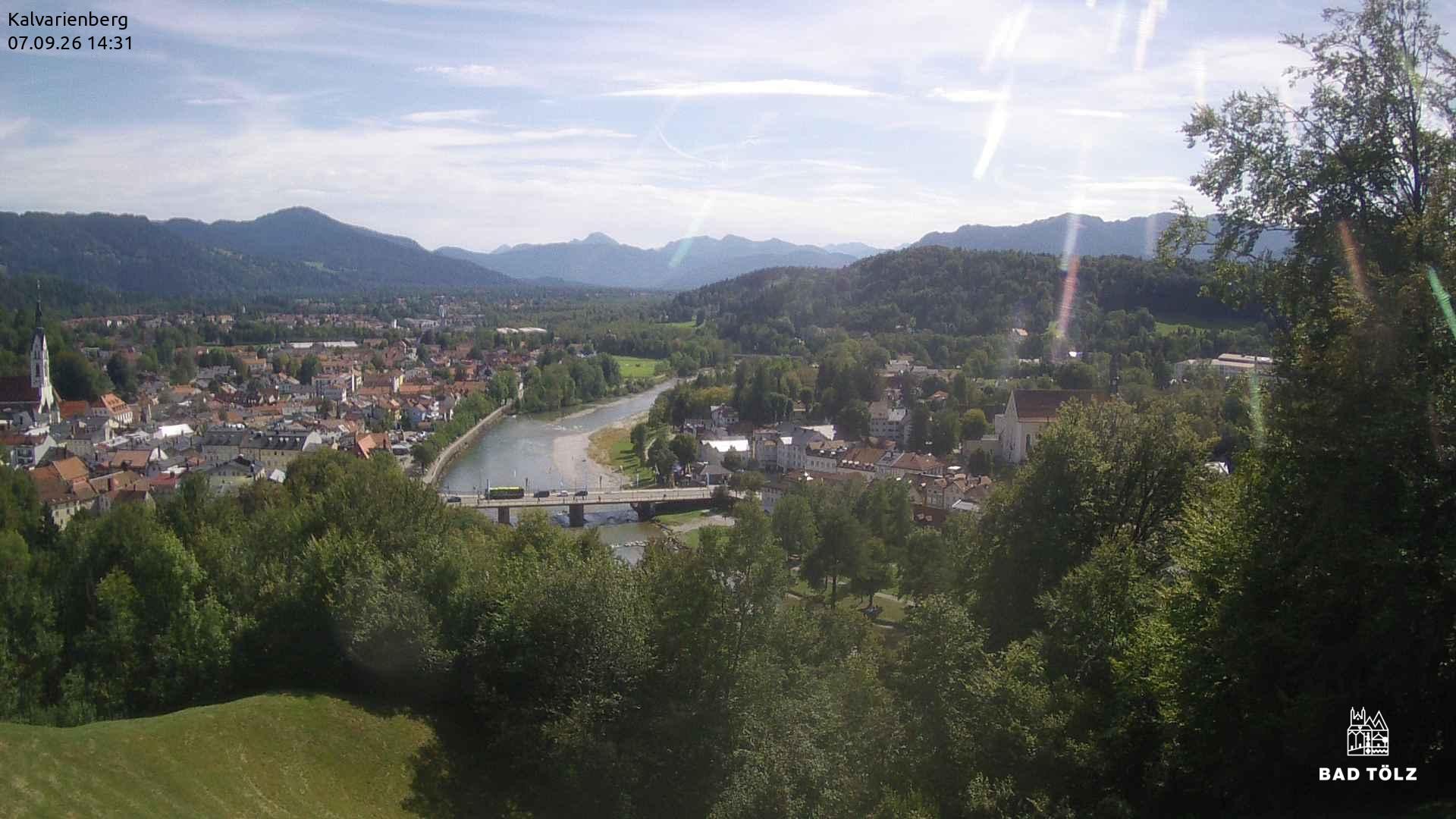 Archiv Foto Webcam Kalvarienberg bei Bad Tölz