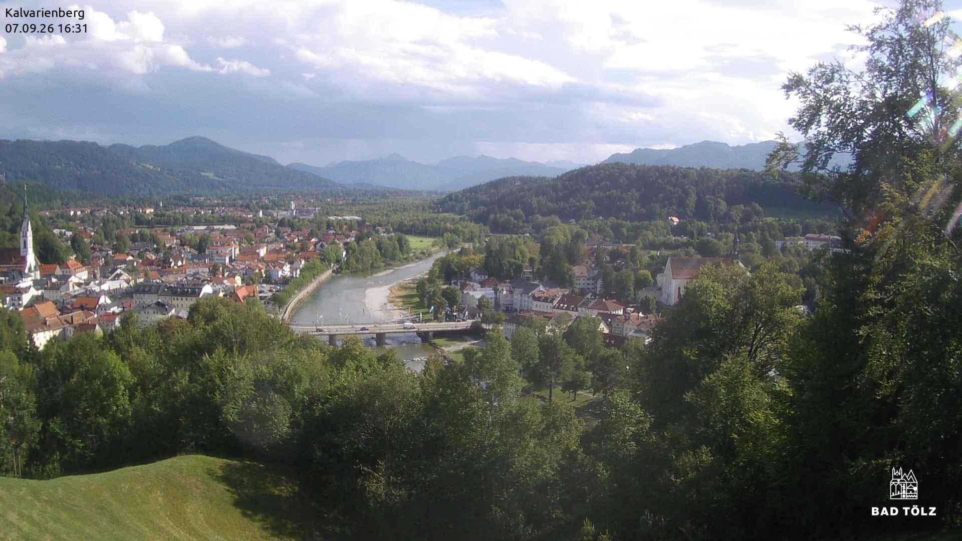 Archiv Foto Webcam Kalvarienberg bei Bad Tölz