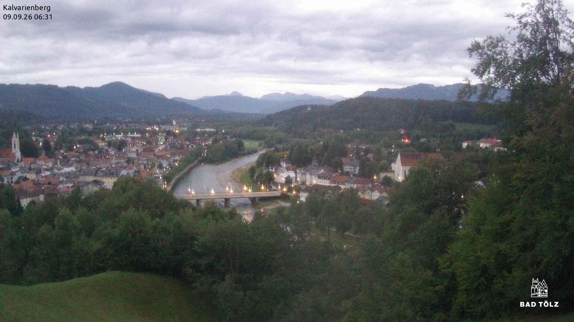 Archiv Foto Webcam Kalvarienberg bei Bad Tölz