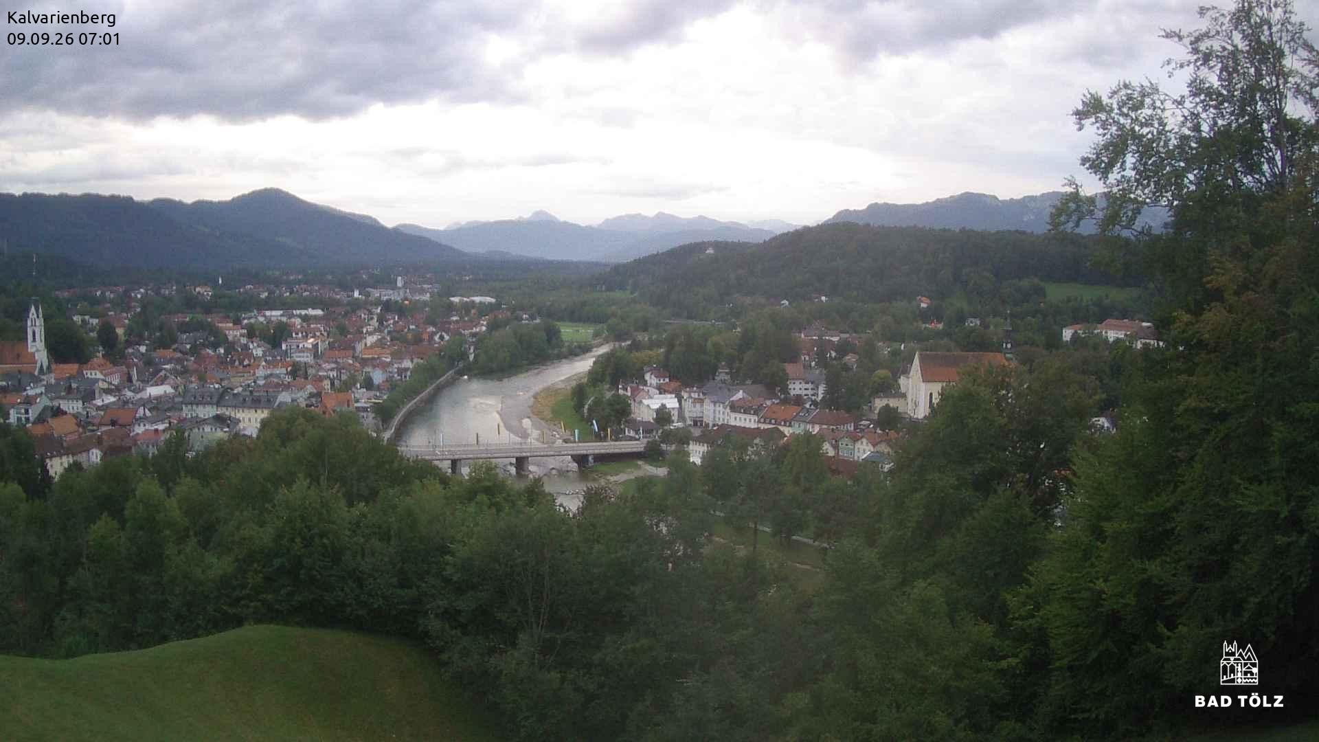 Archiv Foto Webcam Kalvarienberg bei Bad Tölz