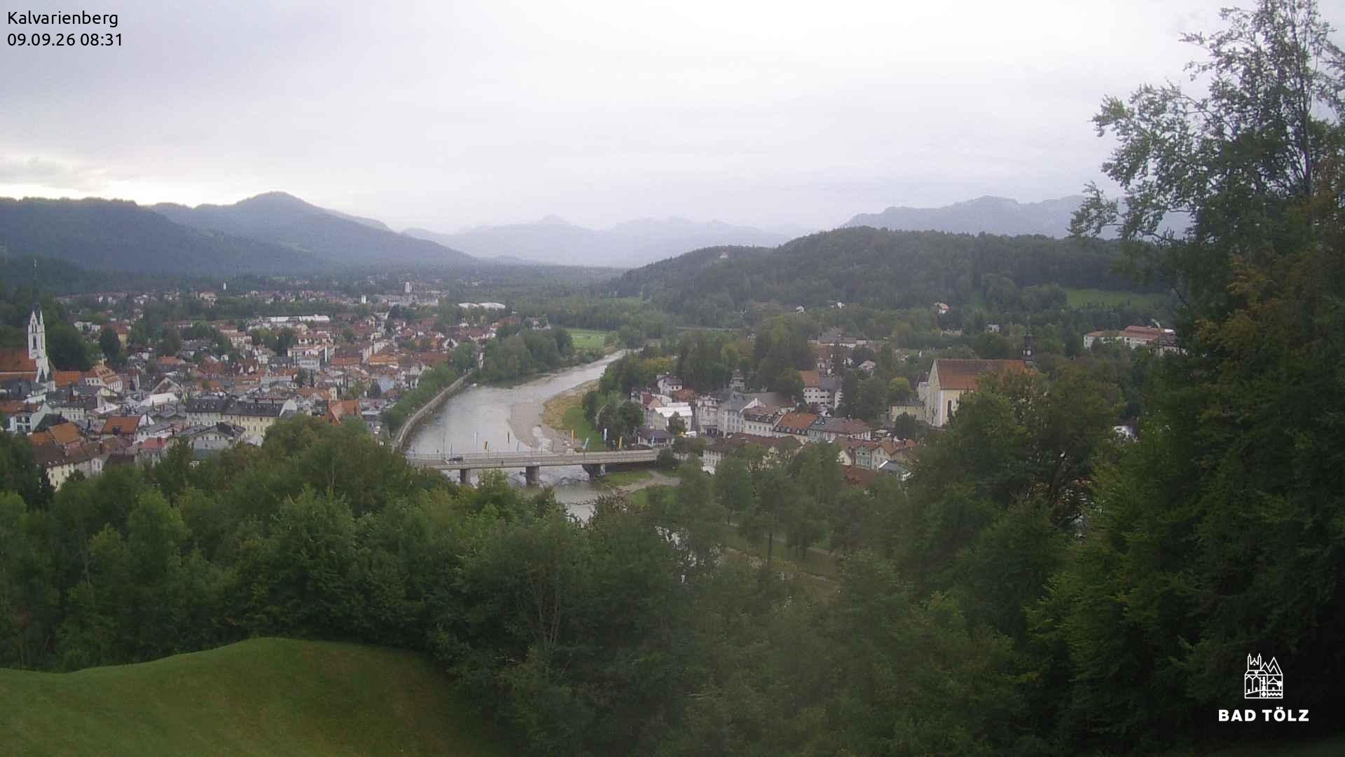 Archiv Foto Webcam Kalvarienberg bei Bad Tölz