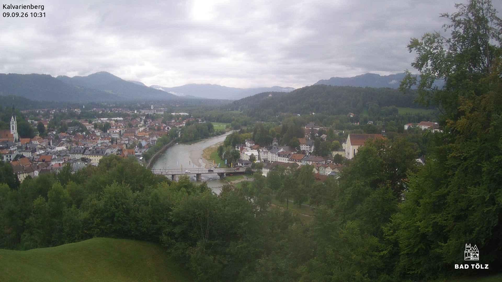 Archiv Foto Webcam Kalvarienberg bei Bad Tölz