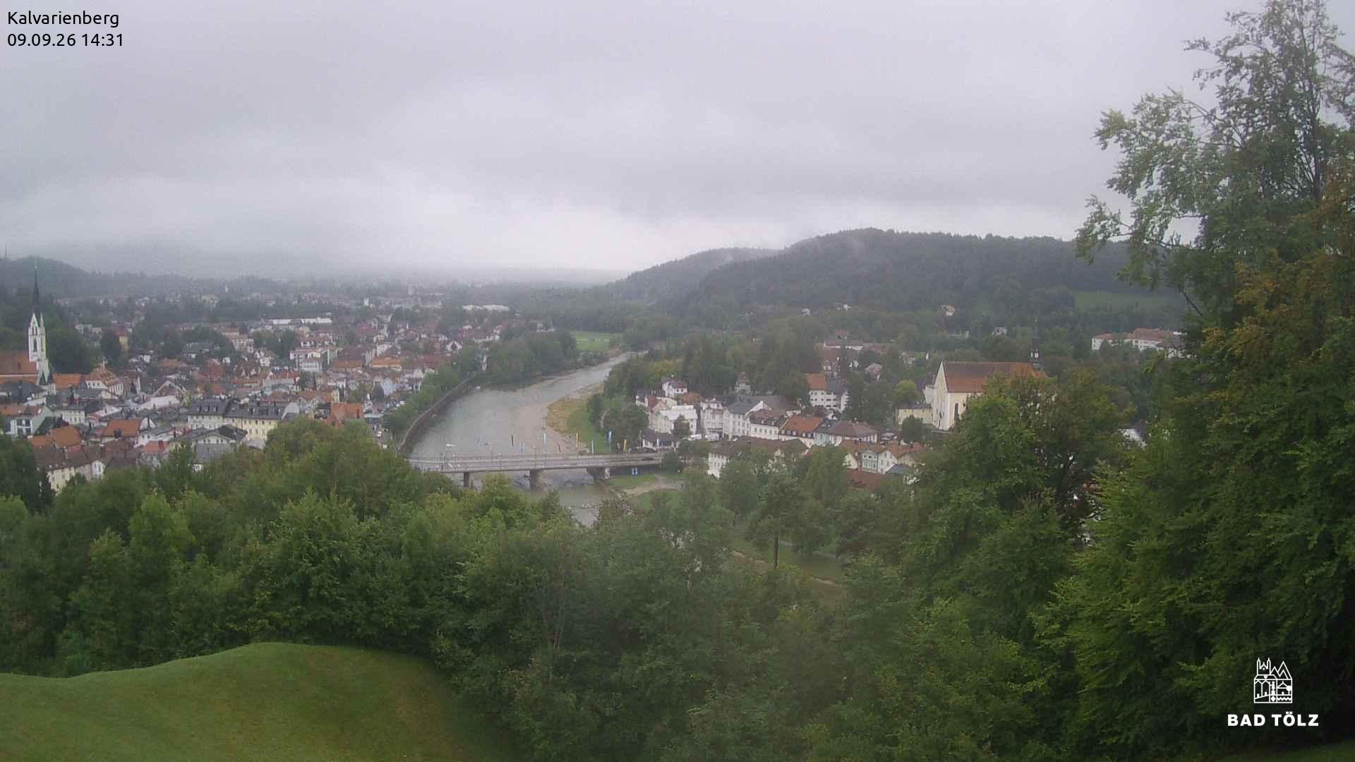 Archiv Foto Webcam Kalvarienberg bei Bad Tölz