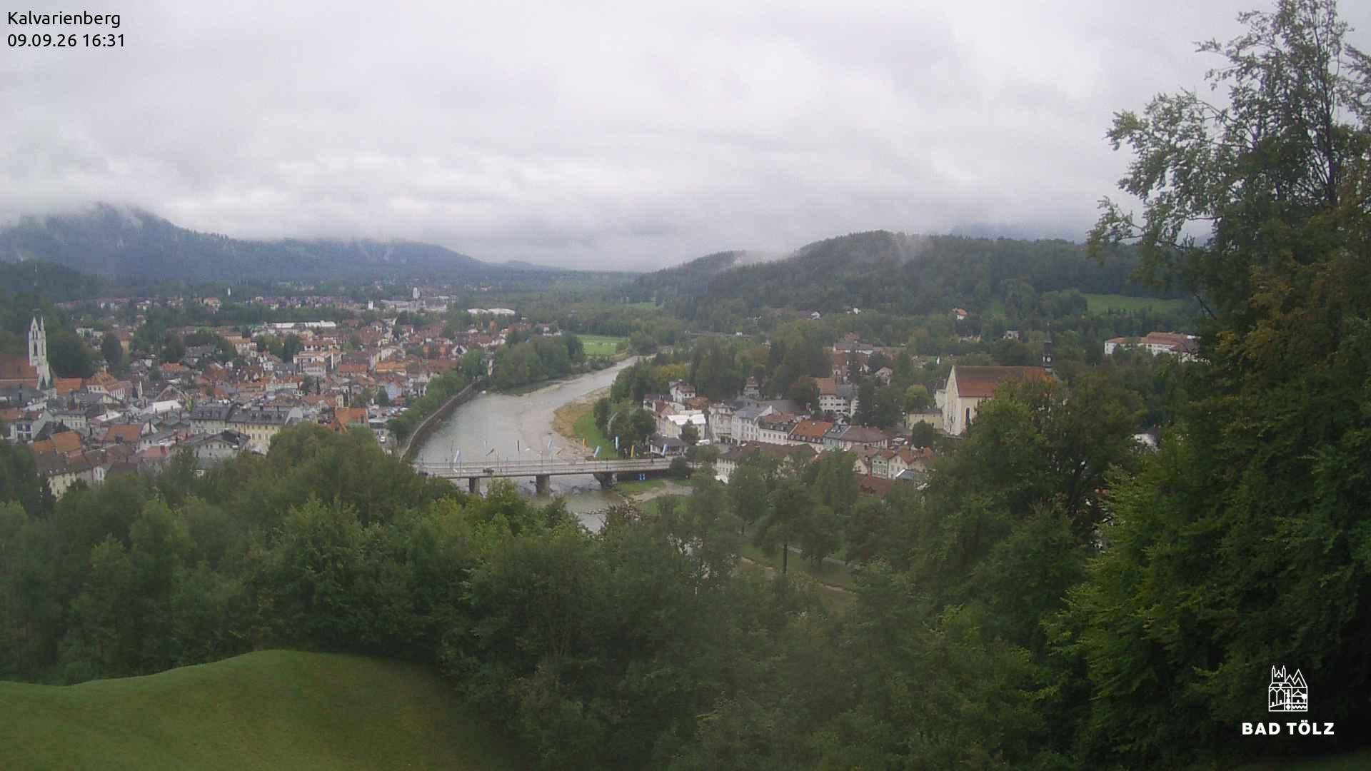 Archiv Foto Webcam Kalvarienberg bei Bad Tölz
