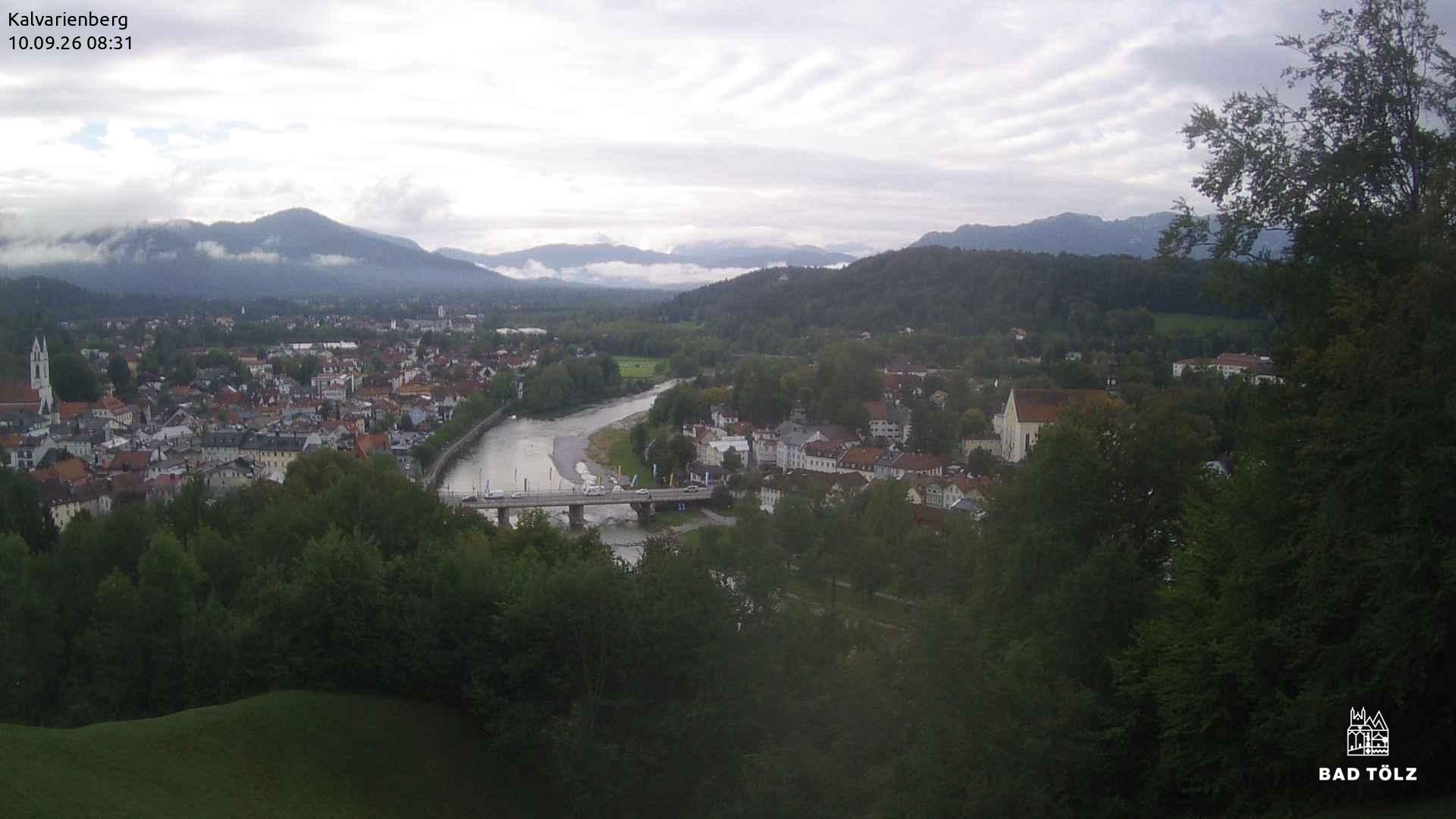 Archived image Webcam Bad Tölz - Kalvarienberg