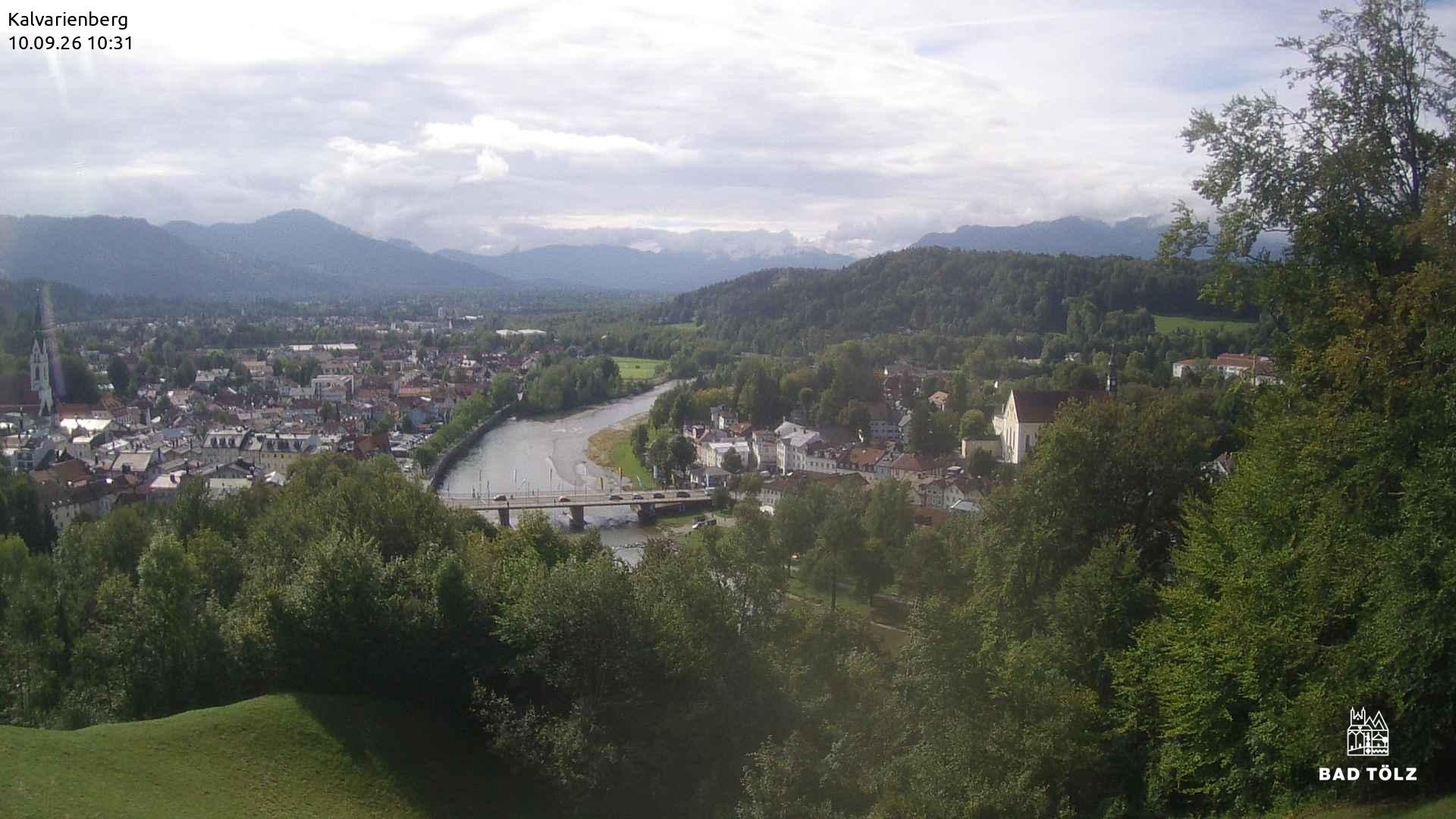 Archived image Webcam Bad Tölz - Kalvarienberg