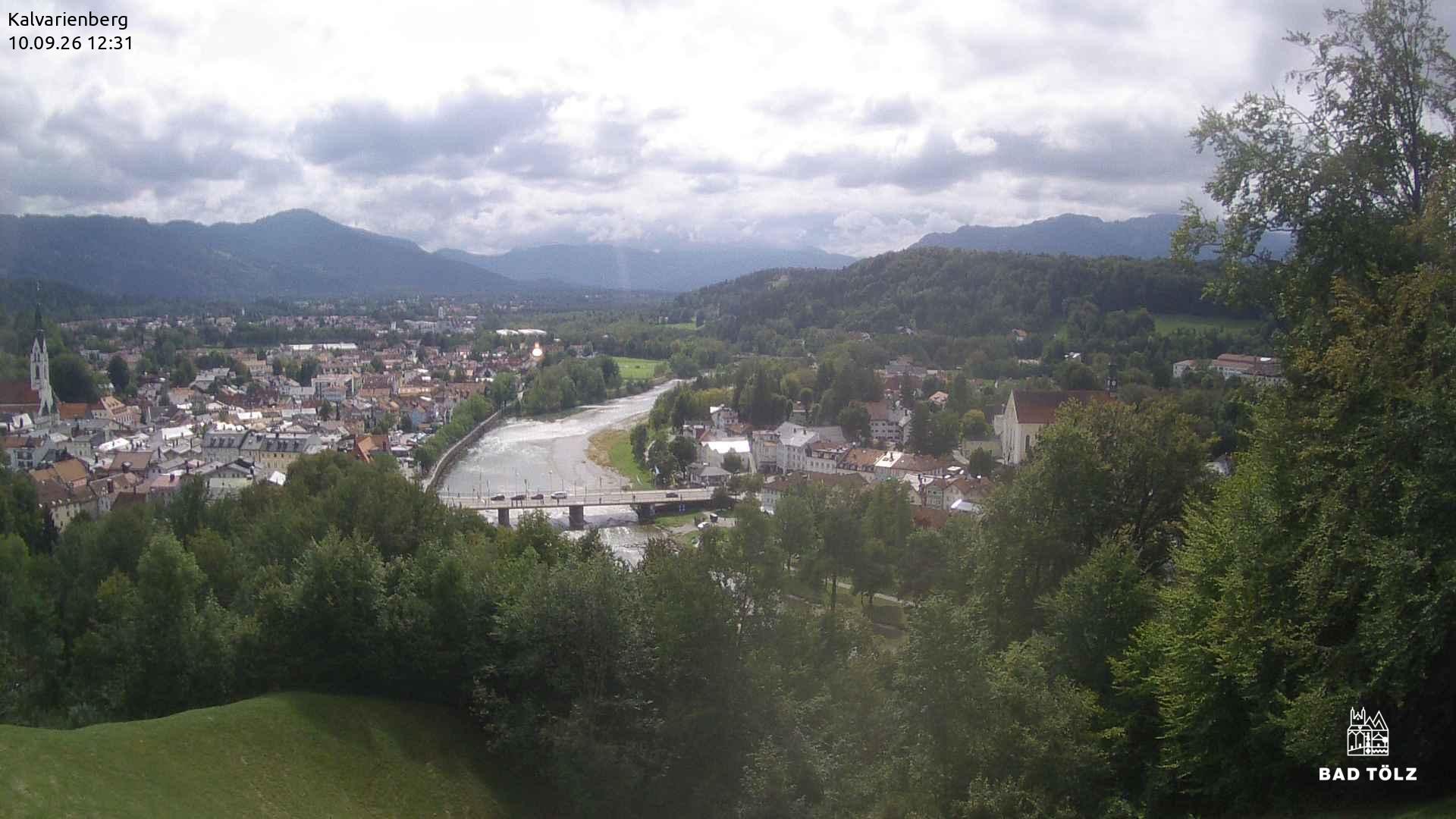 Archived image Webcam Bad Tölz - Kalvarienberg