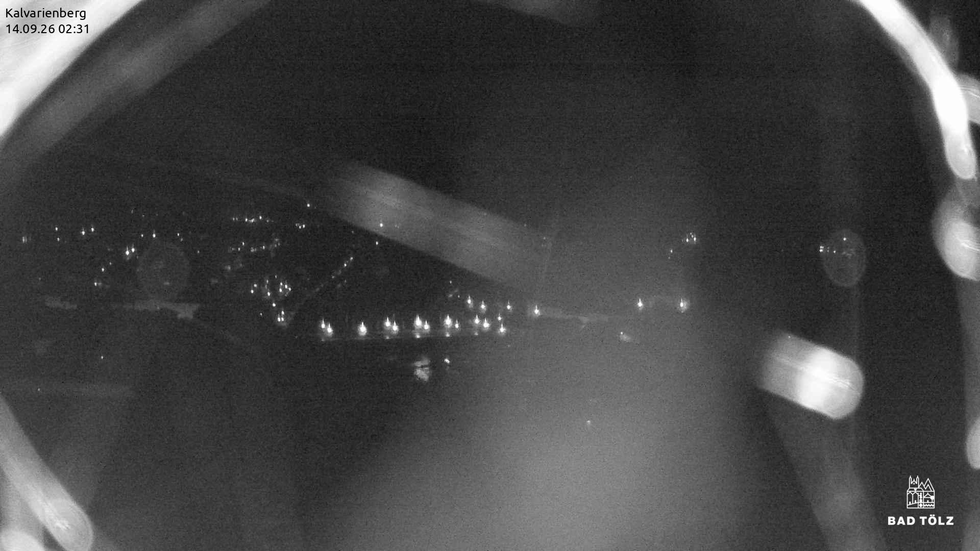 Archived image Webcam Bad Tölz - Kalvarienberg
