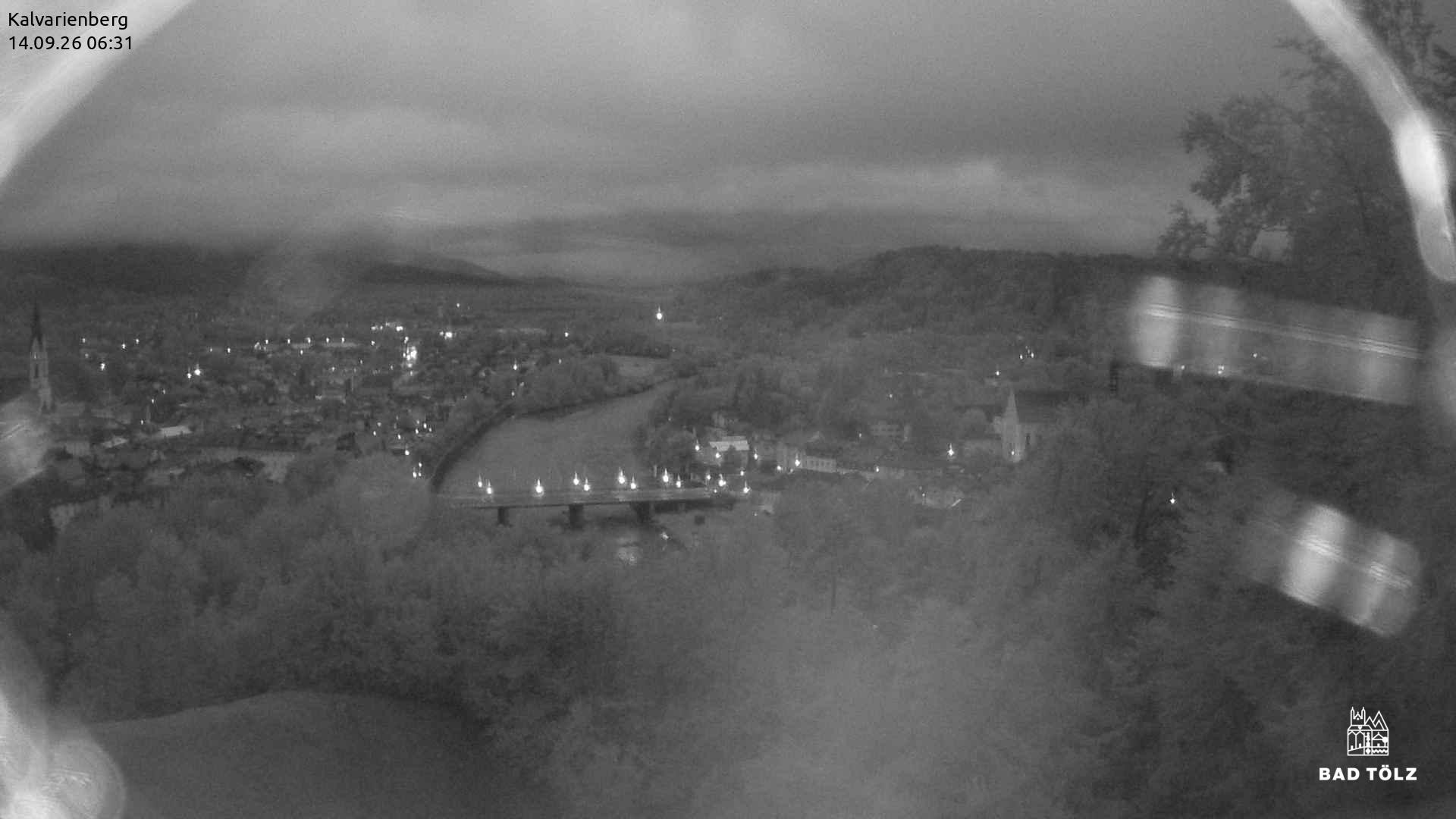 Archived image Webcam Bad Tölz - Kalvarienberg