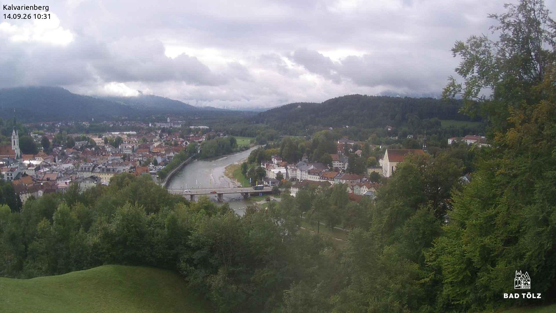 Archived image Webcam Bad Tölz - Kalvarienberg
