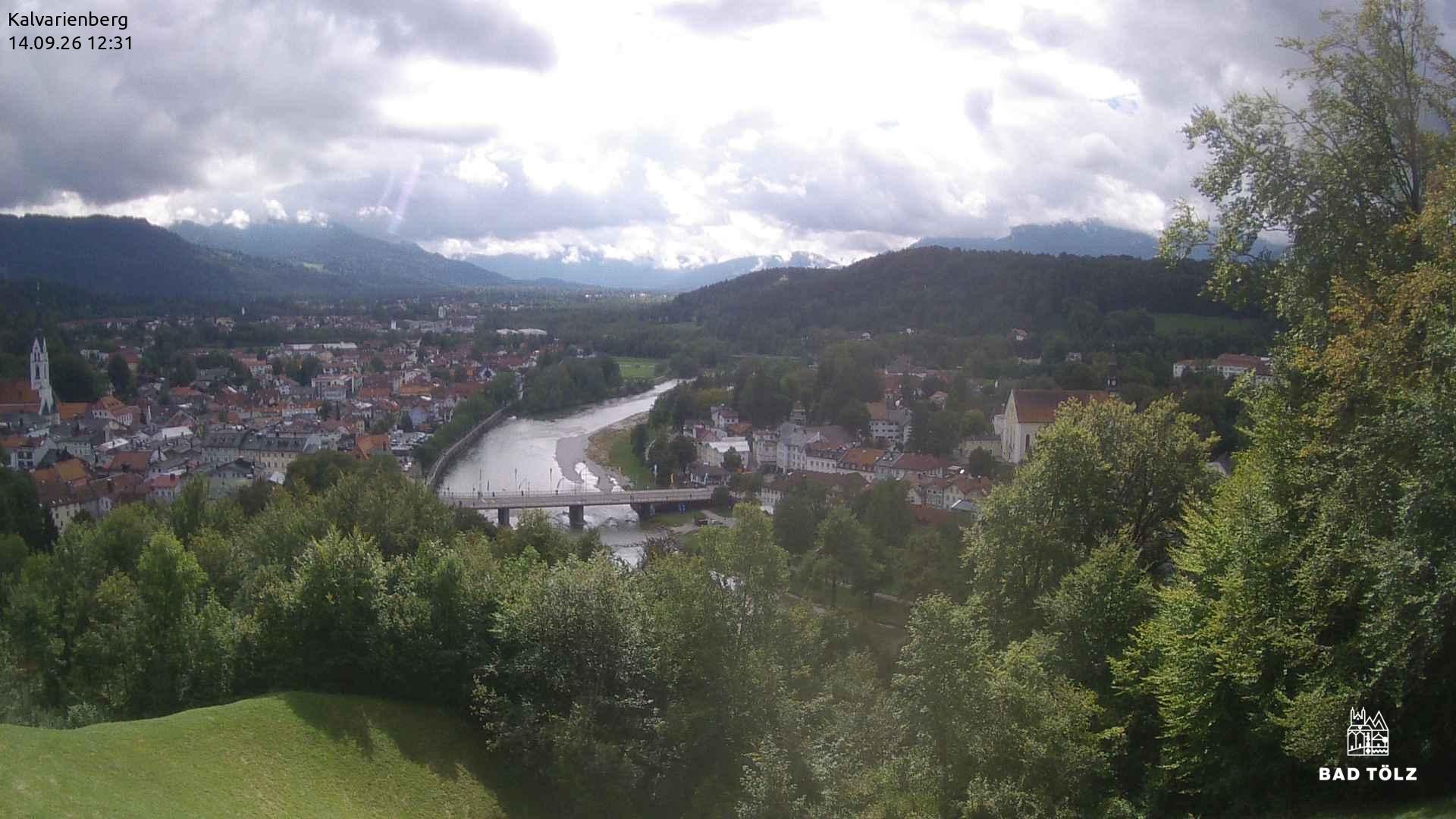 Archived image Webcam Bad Tölz - Kalvarienberg