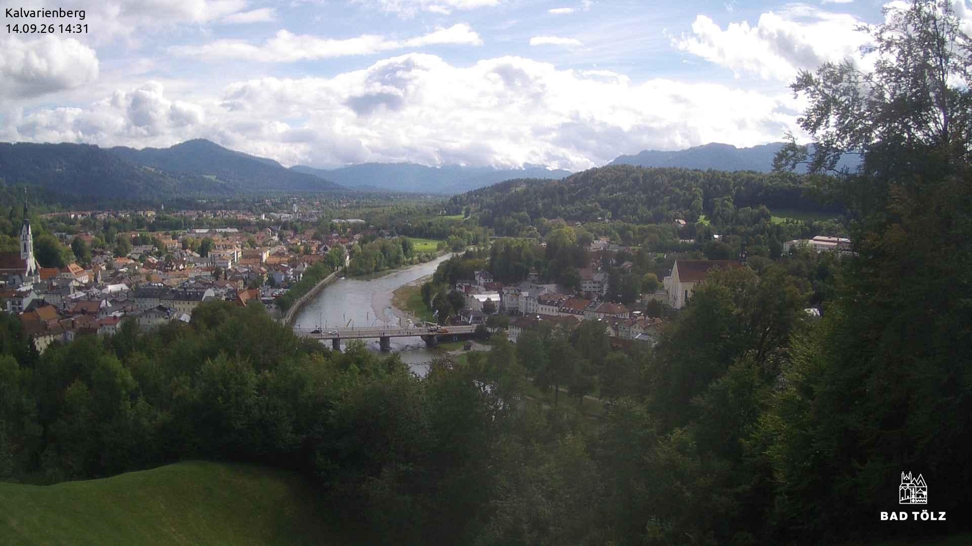 Archived image Webcam Bad Tölz - Kalvarienberg