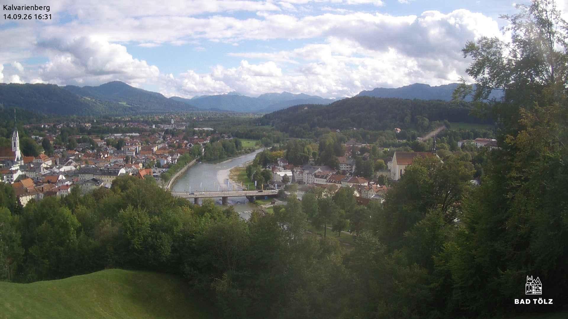 Archived image Webcam Bad Tölz - Kalvarienberg