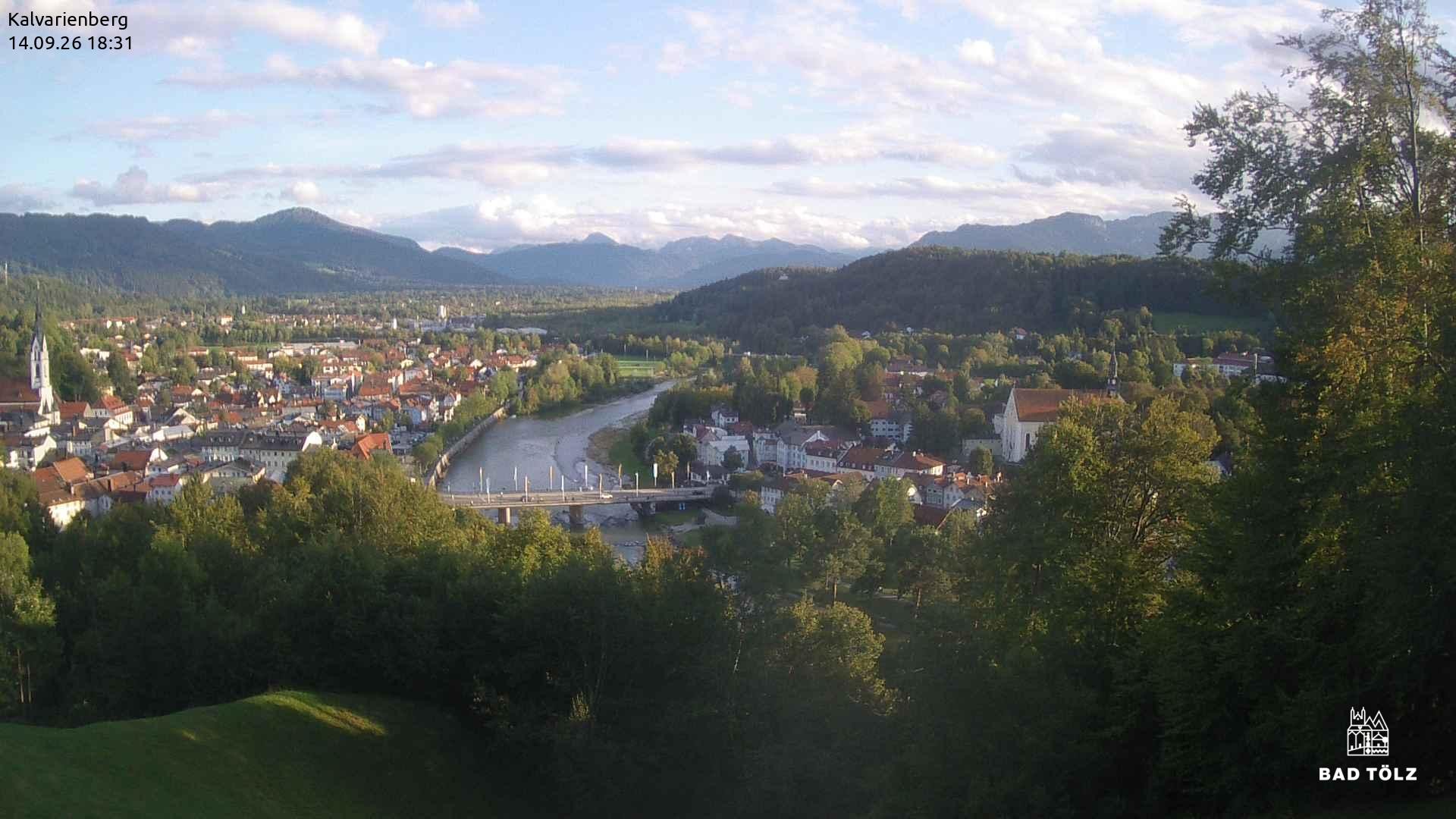 Archived image Webcam Bad Tölz - Kalvarienberg