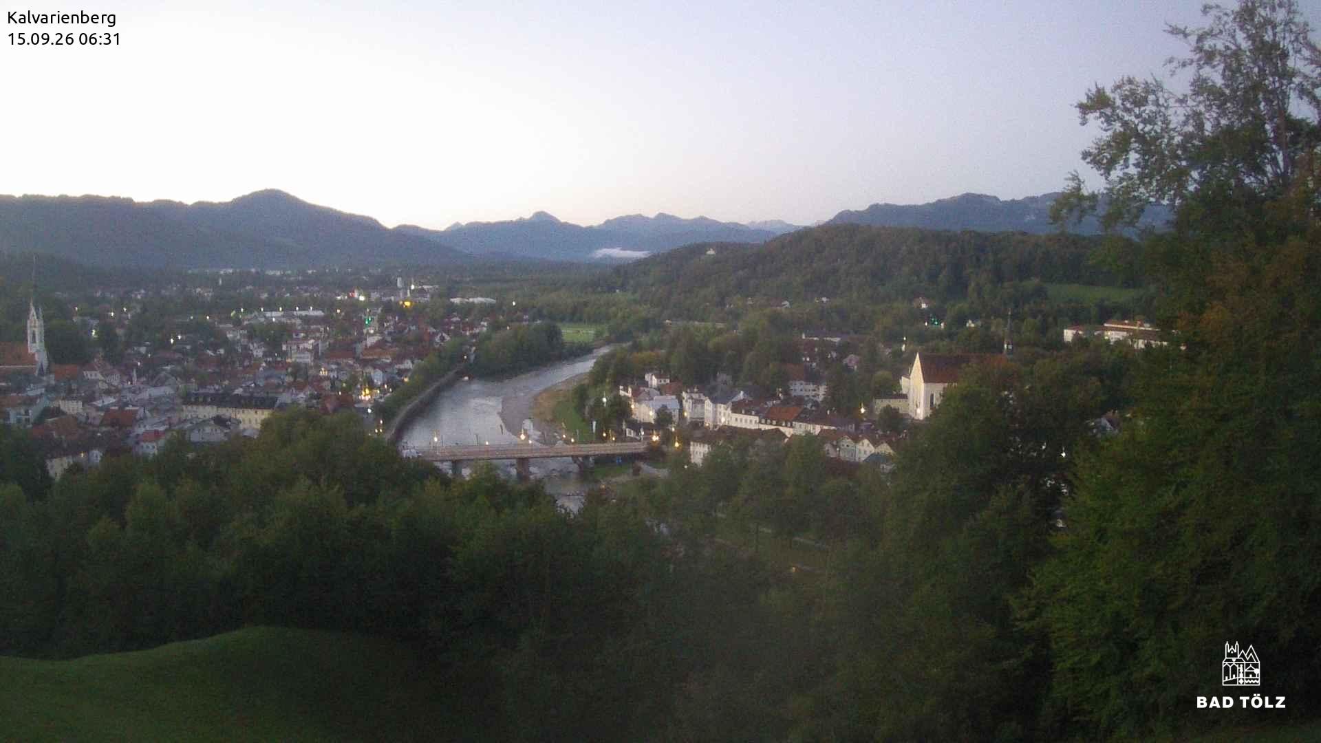 Archiv Foto Webcam Kalvarienberg bei Bad Tölz