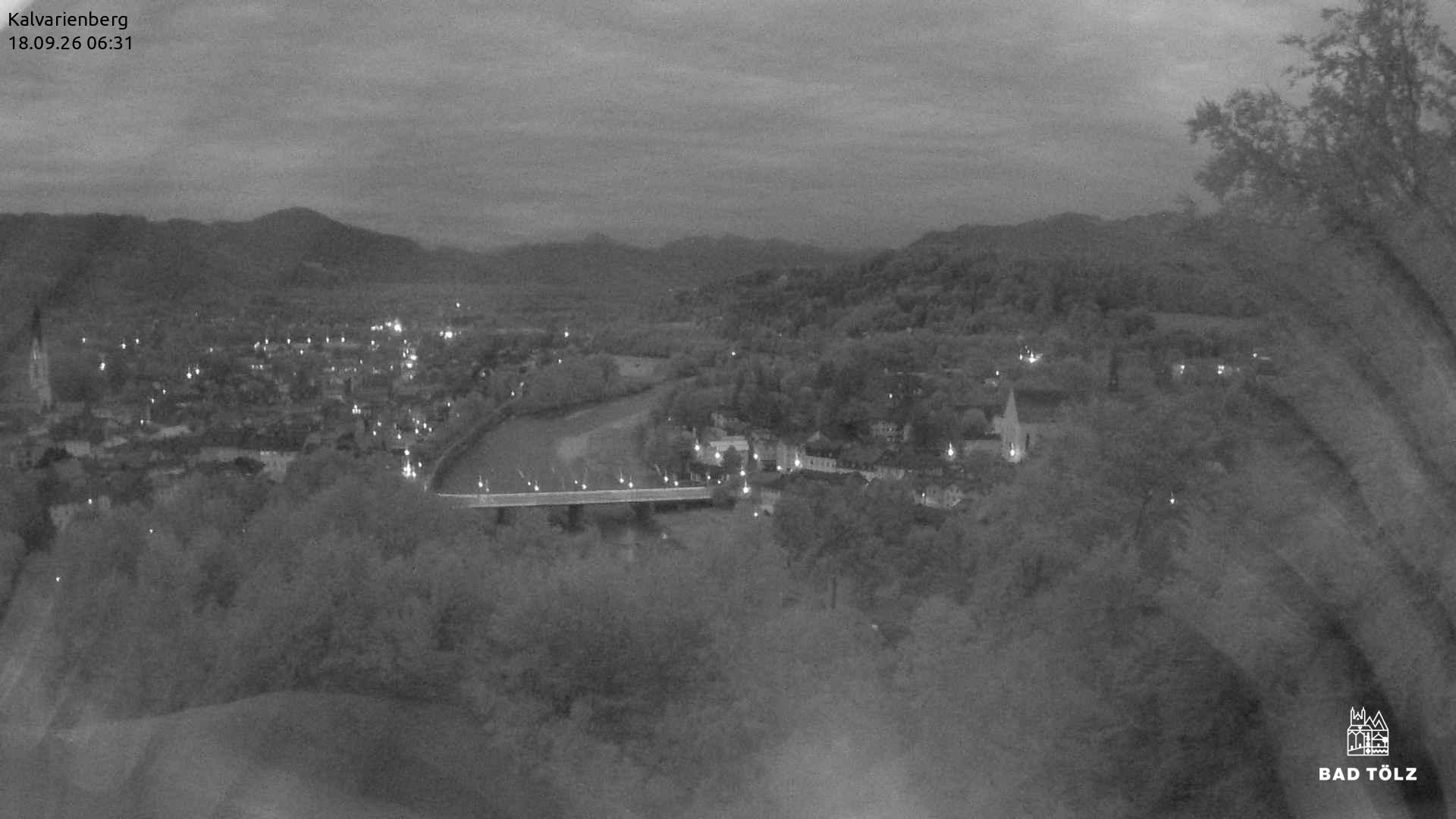 Archiv Foto Webcam Kalvarienberg bei Bad Tölz