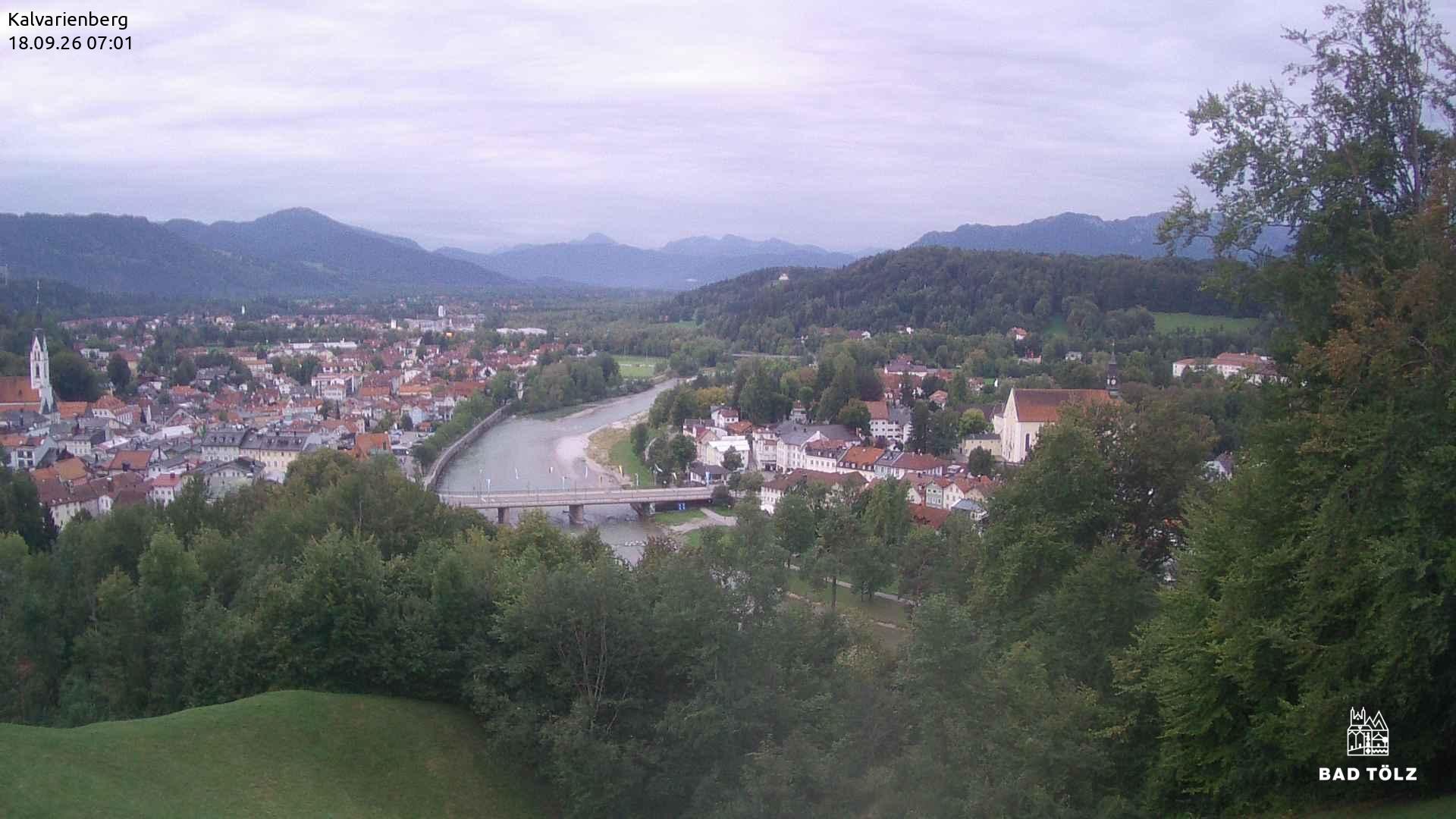 Archiv Foto Webcam Kalvarienberg bei Bad Tölz