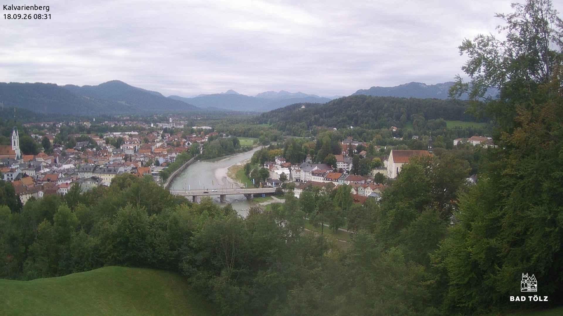 Archiv Foto Webcam Kalvarienberg bei Bad Tölz
