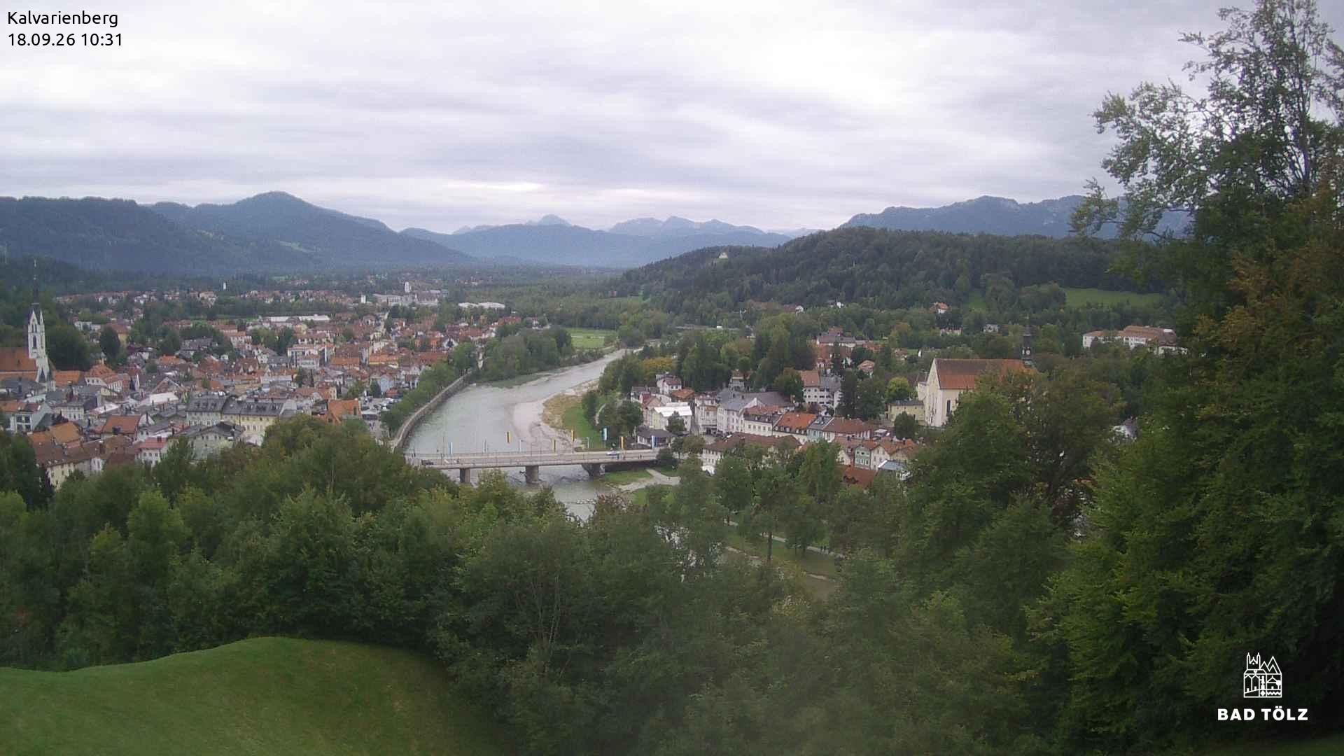 Archiv Foto Webcam Kalvarienberg bei Bad Tölz