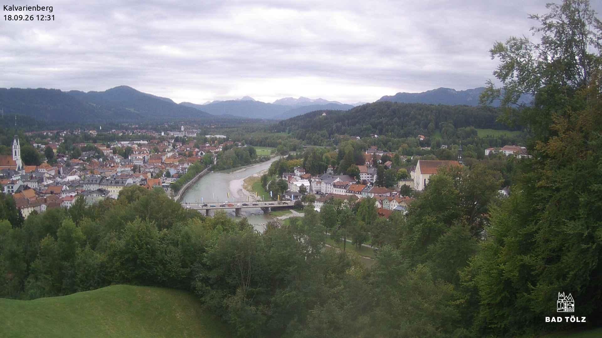 Archiv Foto Webcam Kalvarienberg bei Bad Tölz