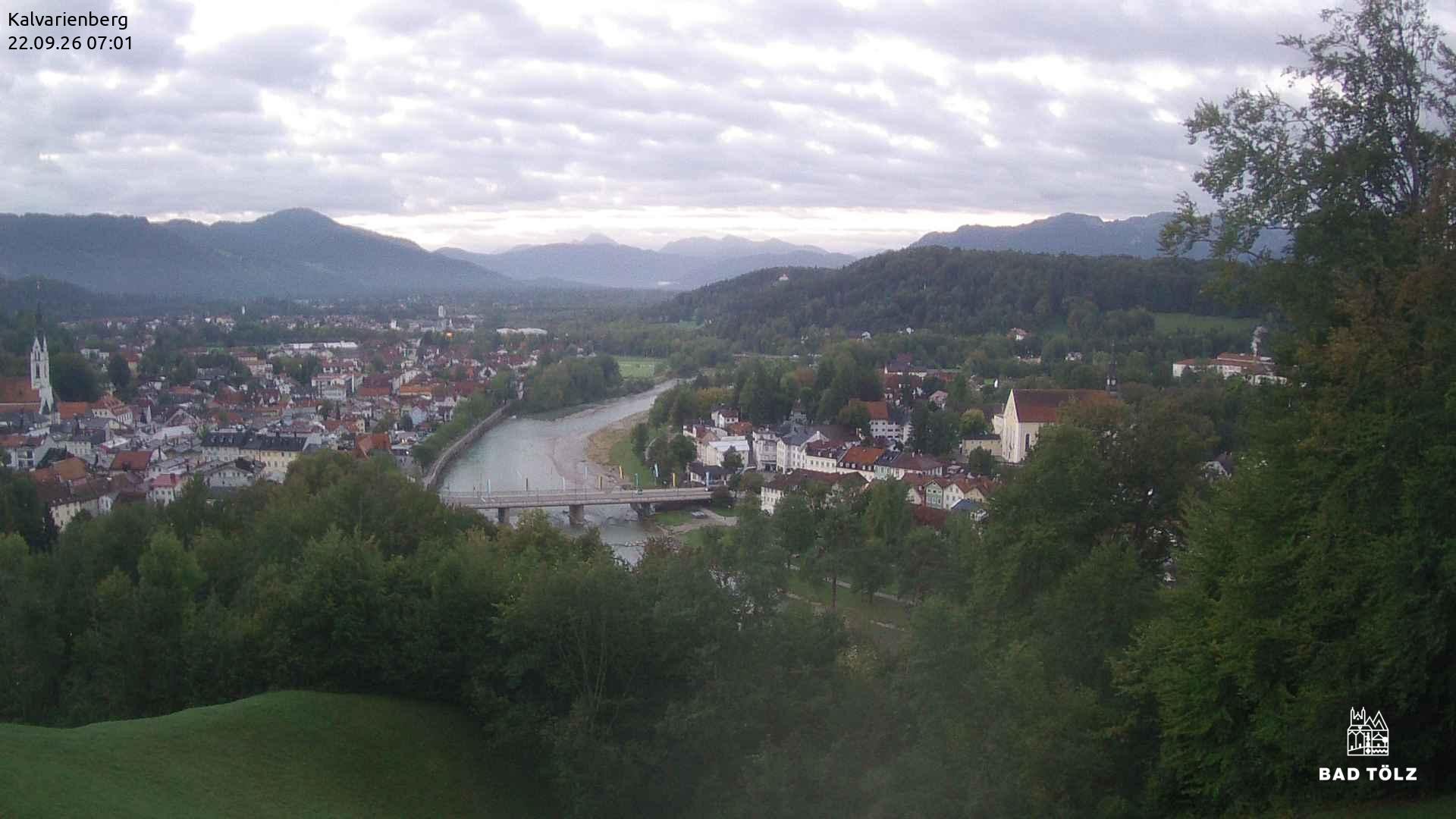 Archiv Foto Webcam Kalvarienberg bei Bad Tölz