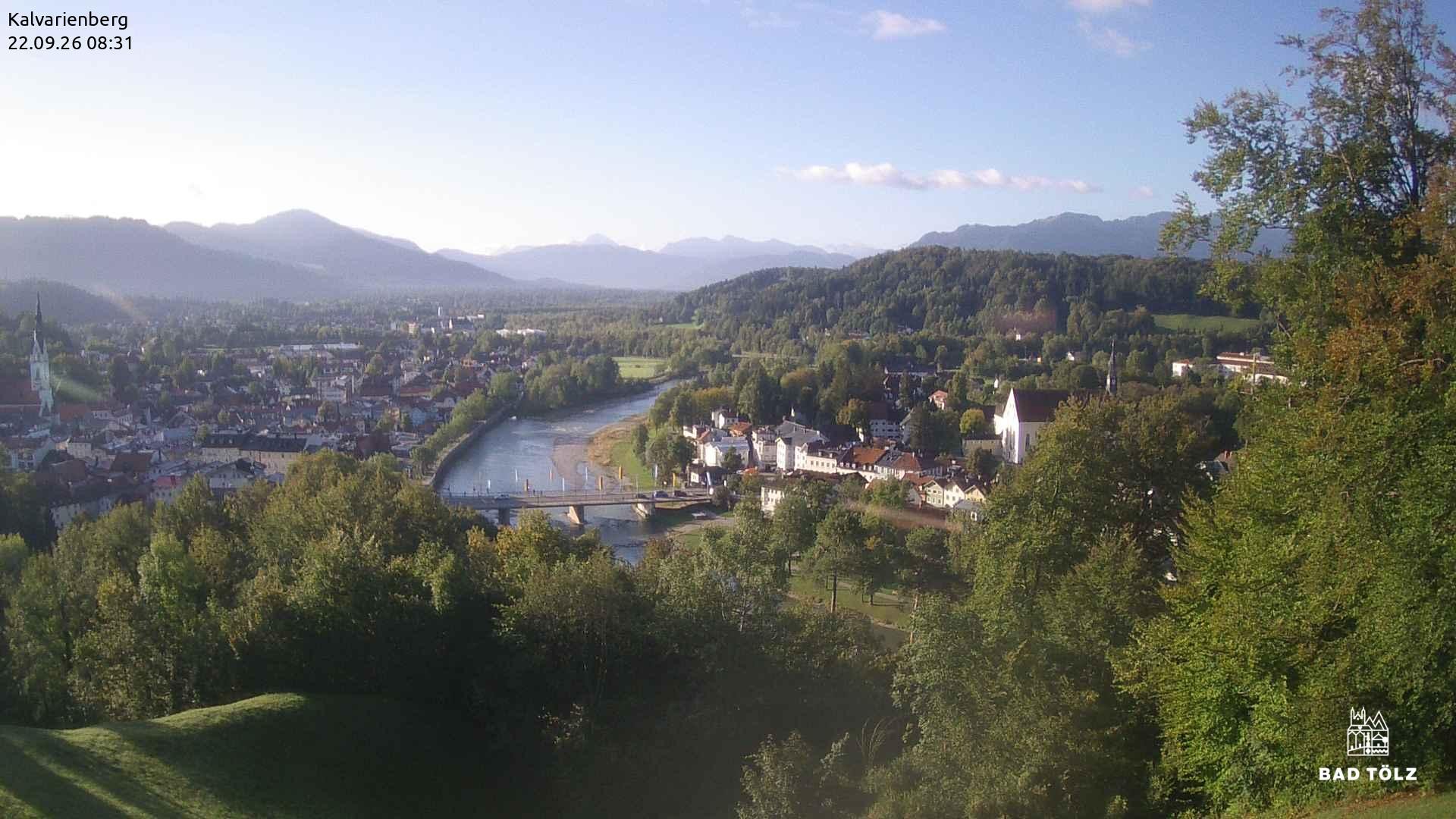 Archiv Foto Webcam Kalvarienberg bei Bad Tölz