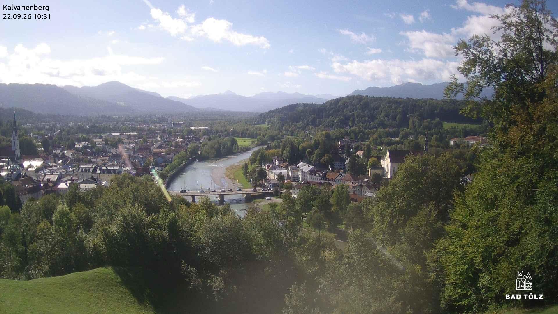 Archiv Foto Webcam Kalvarienberg bei Bad Tölz