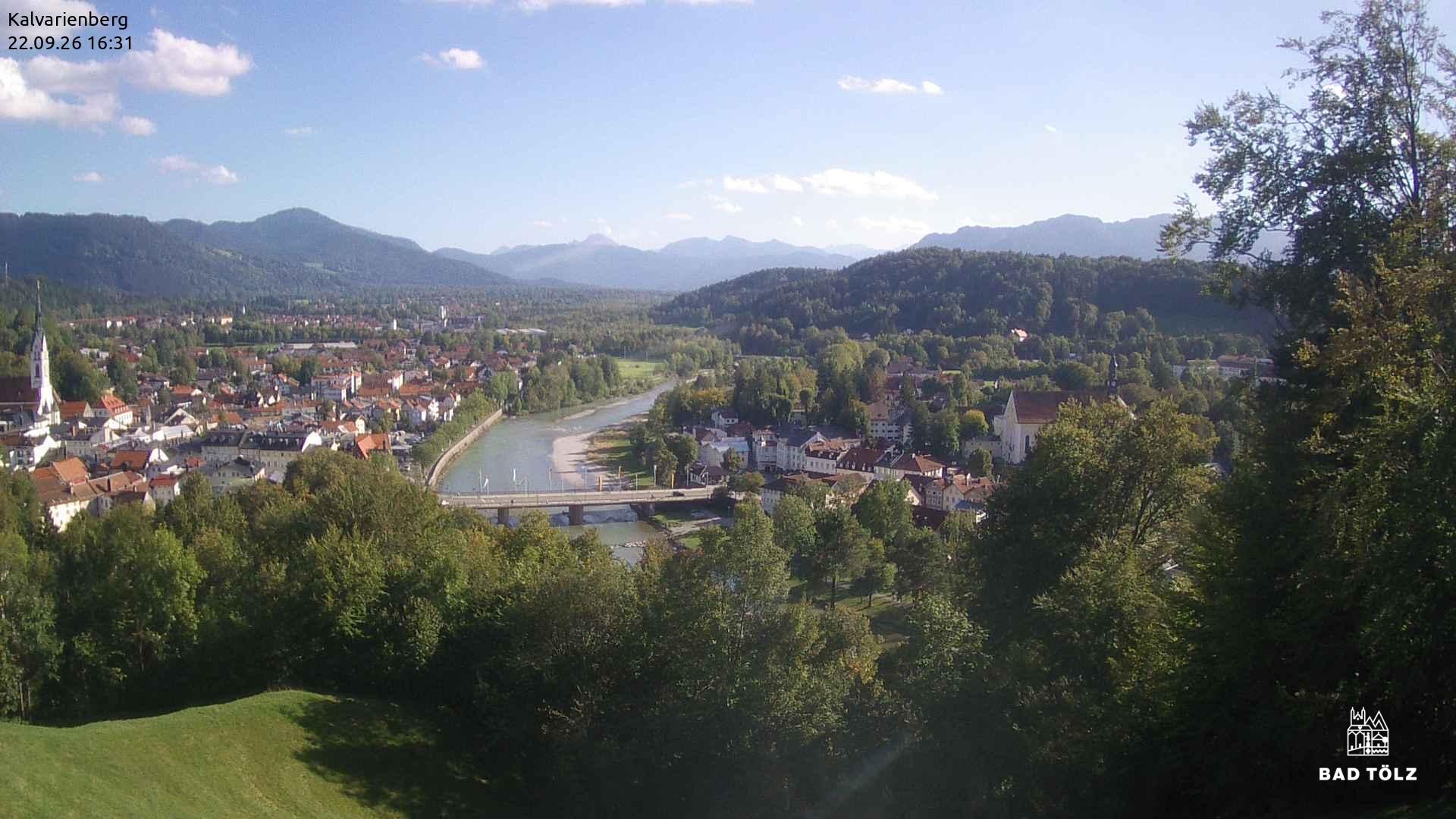 Archiv Foto Webcam Kalvarienberg bei Bad Tölz
