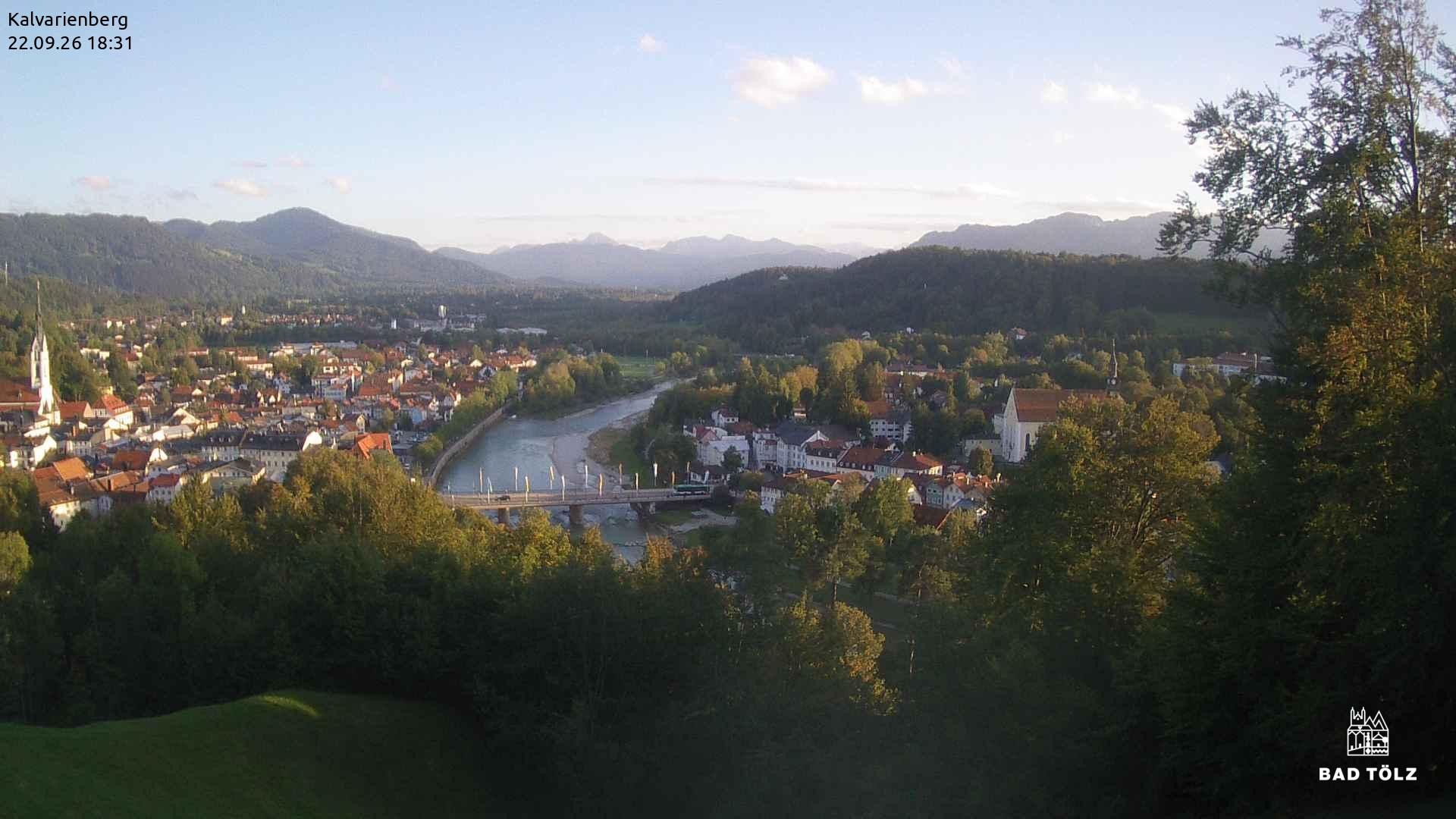 Archiv Foto Webcam Kalvarienberg bei Bad Tölz