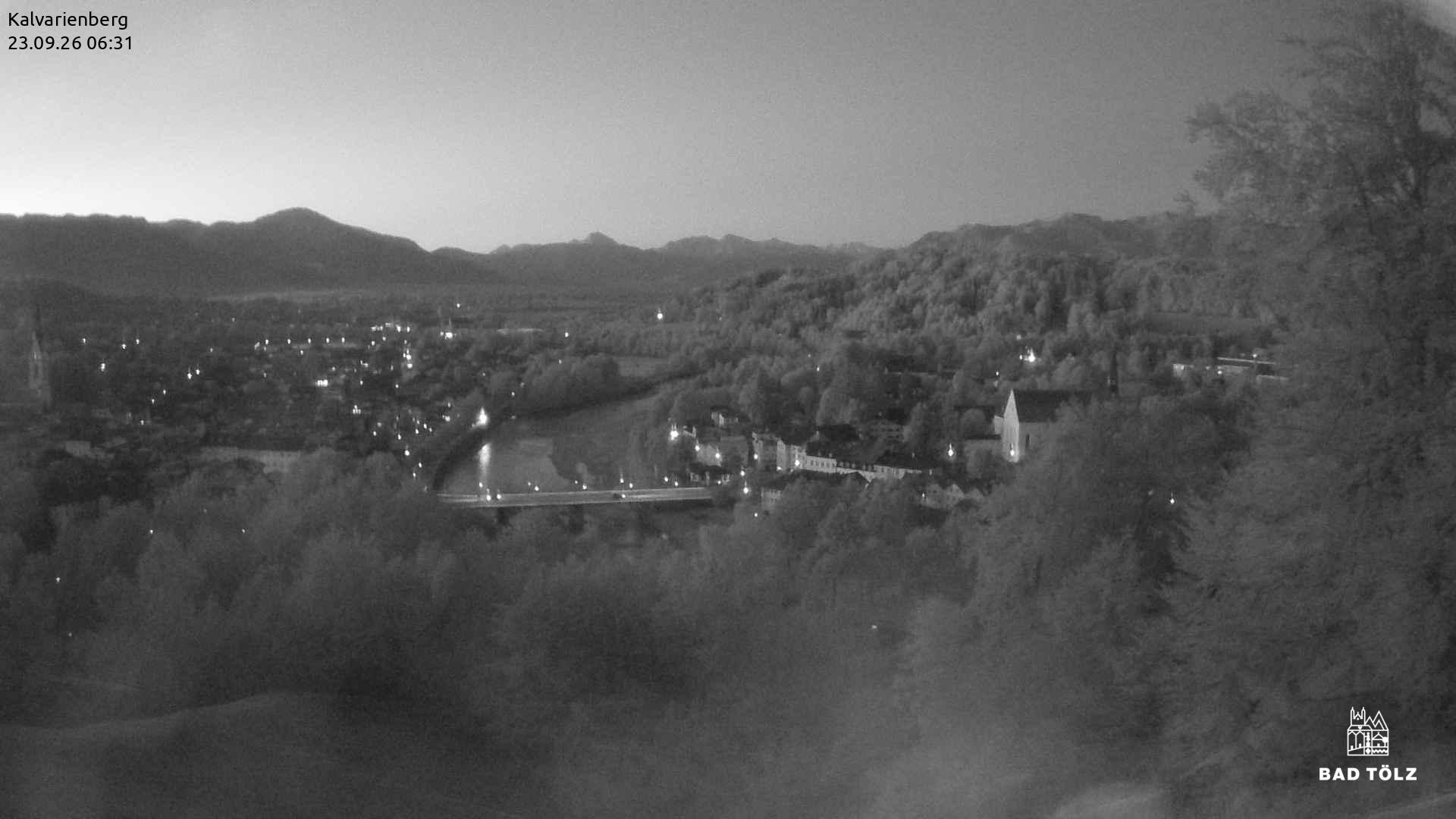 Archiv Foto Webcam Kalvarienberg bei Bad Tölz