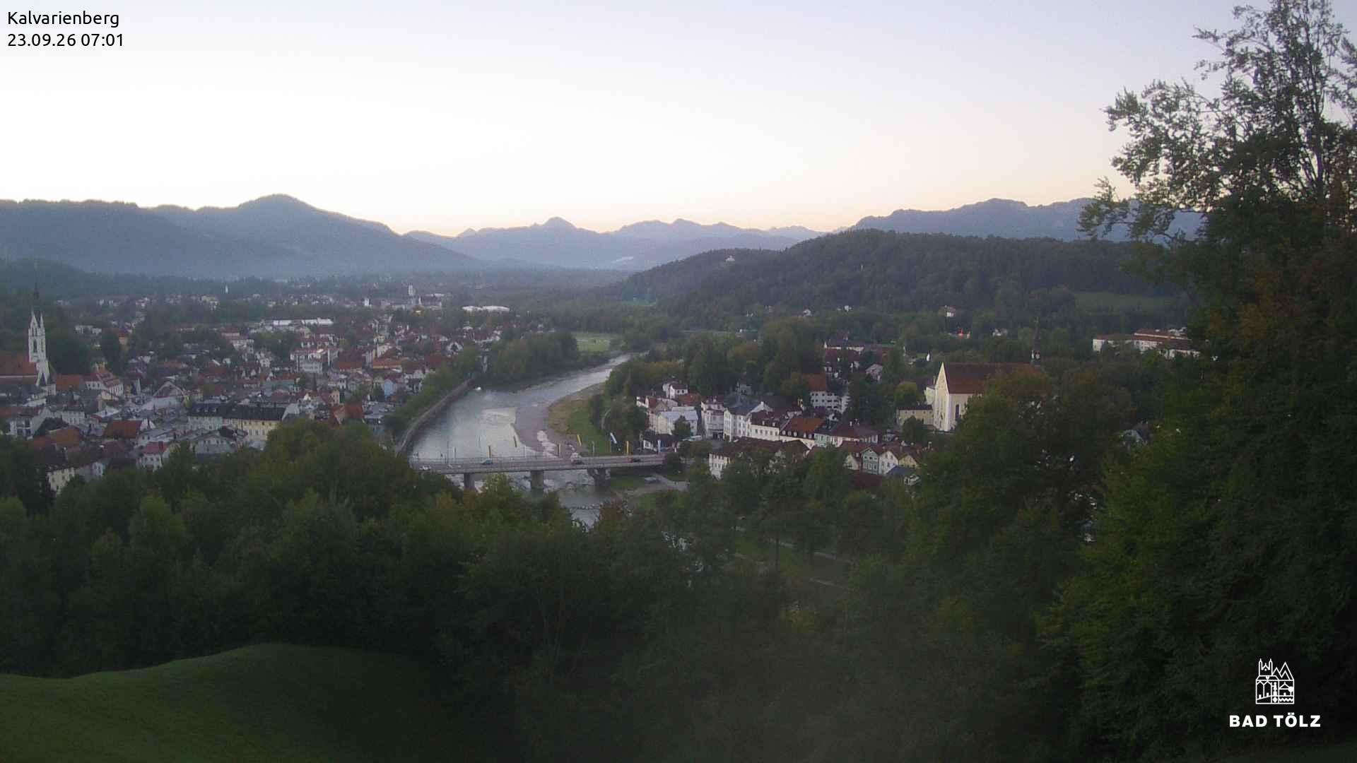 Archiv Foto Webcam Kalvarienberg bei Bad Tölz