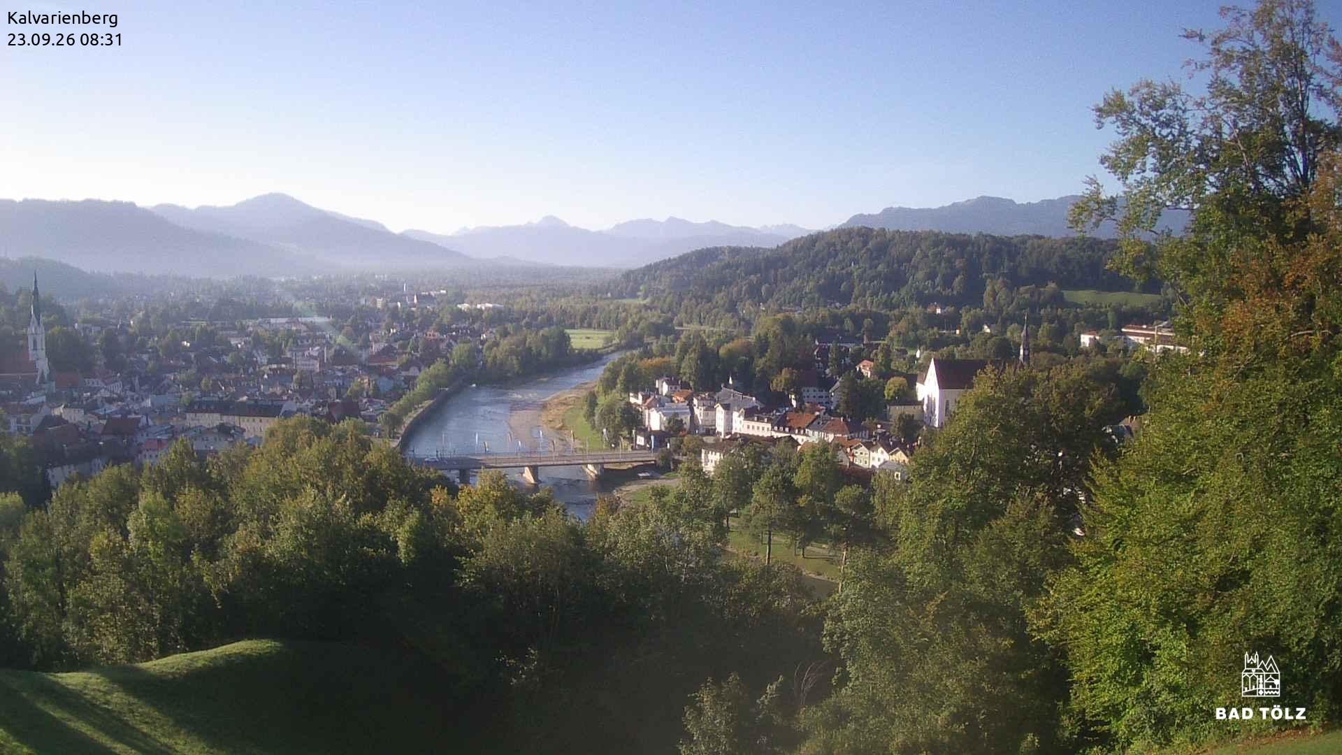 Archiv Foto Webcam Kalvarienberg bei Bad Tölz