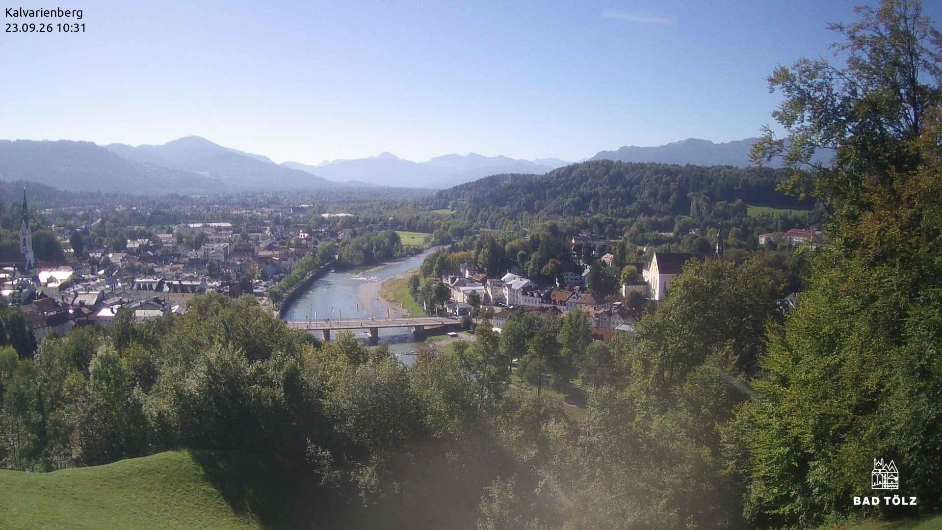 Archiv Foto Webcam Kalvarienberg bei Bad Tölz