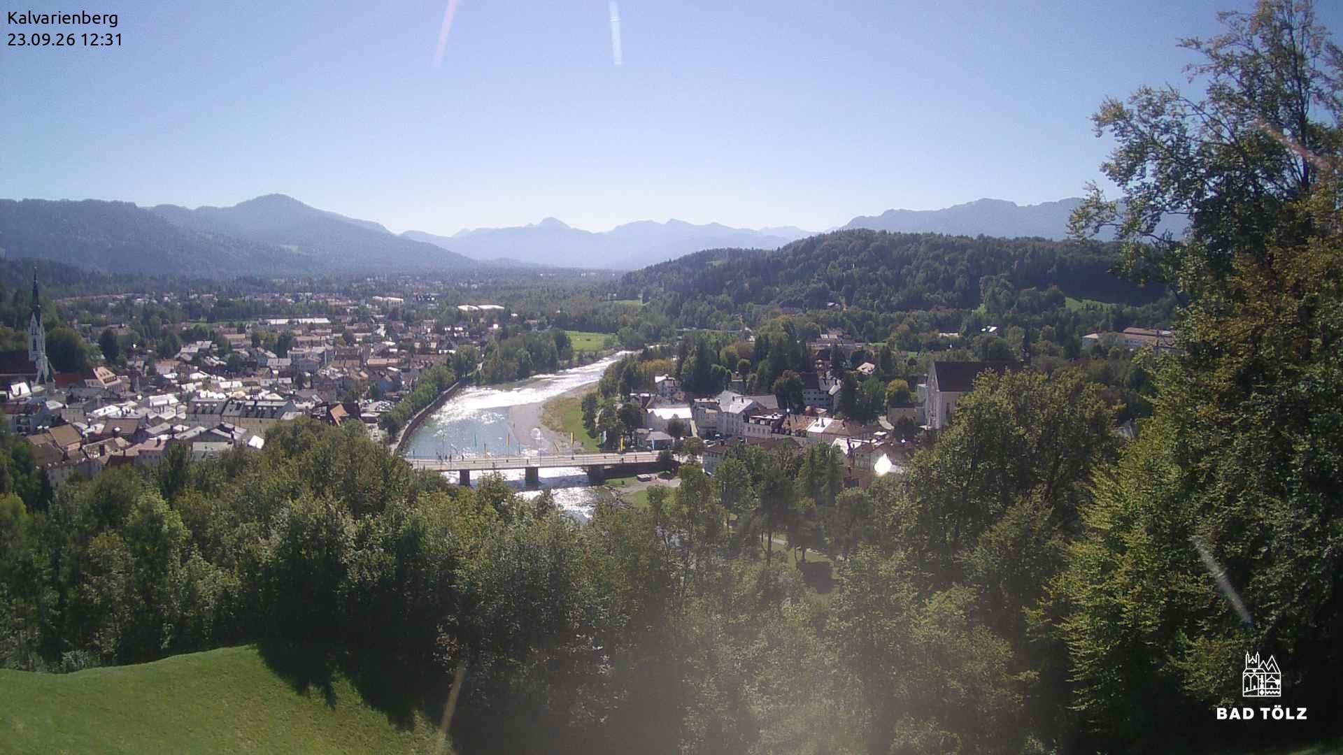 Archiv Foto Webcam Kalvarienberg bei Bad Tölz