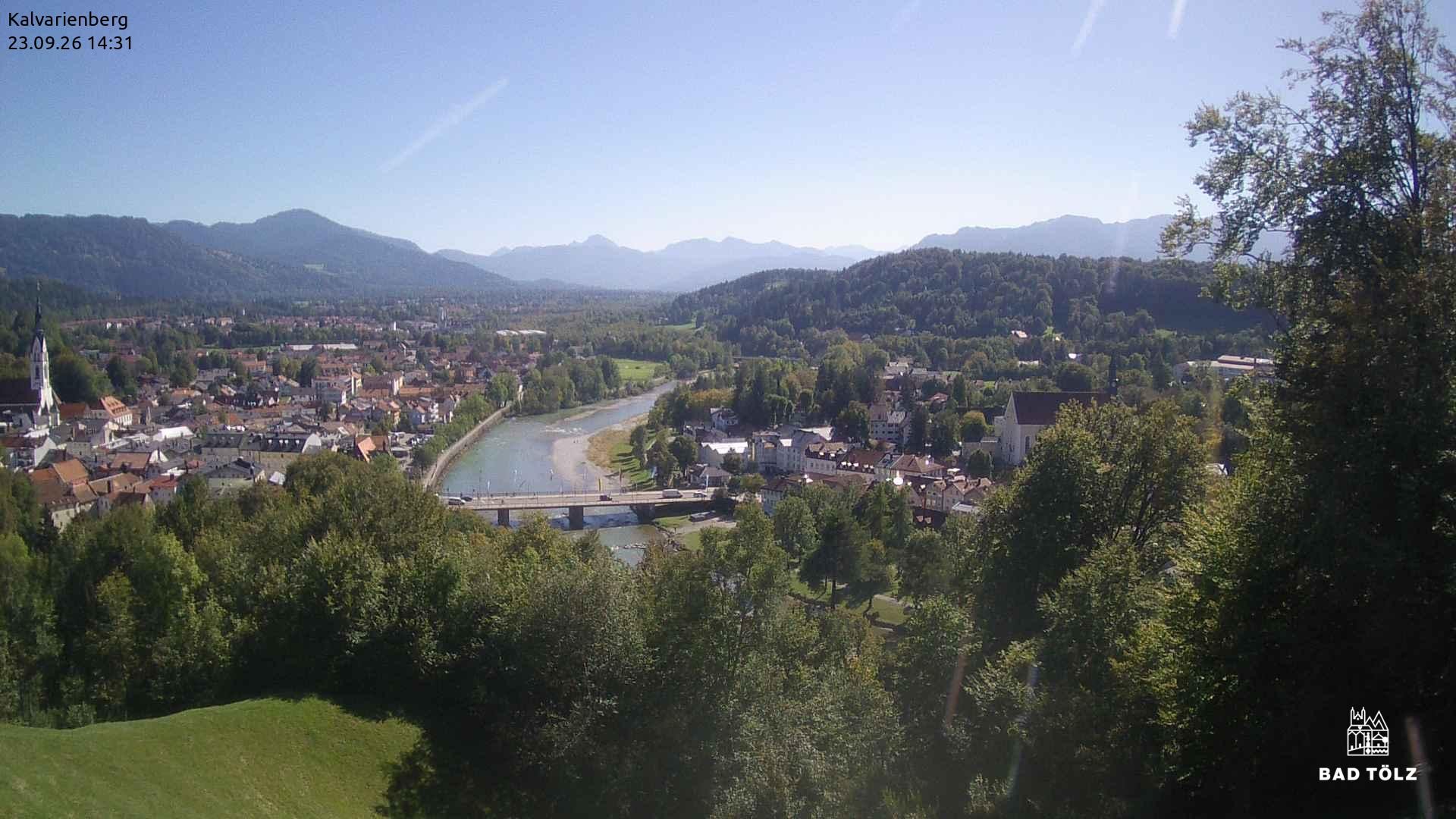 Archiv Foto Webcam Kalvarienberg bei Bad Tölz