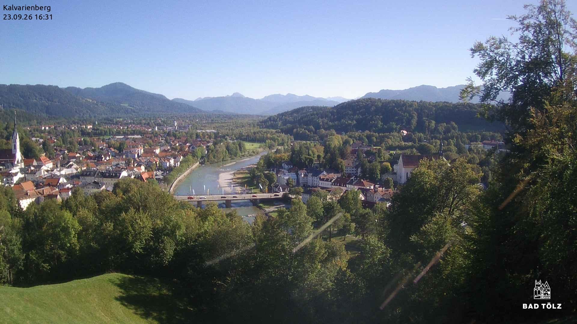 Archiv Foto Webcam Kalvarienberg bei Bad Tölz
