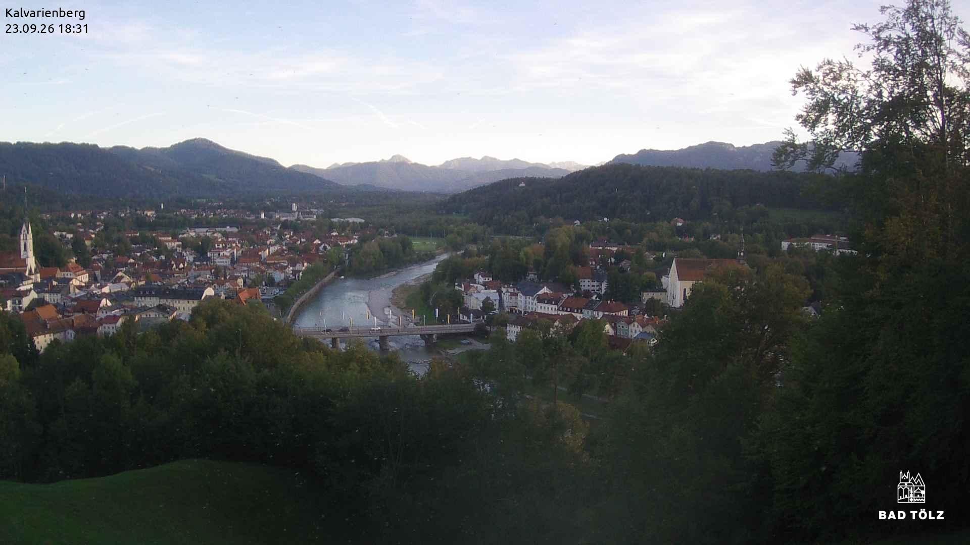 Archiv Foto Webcam Kalvarienberg bei Bad Tölz