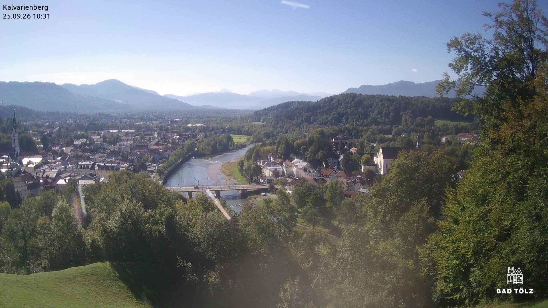 Archived image Webcam Bad Tölz - Kalvarienberg