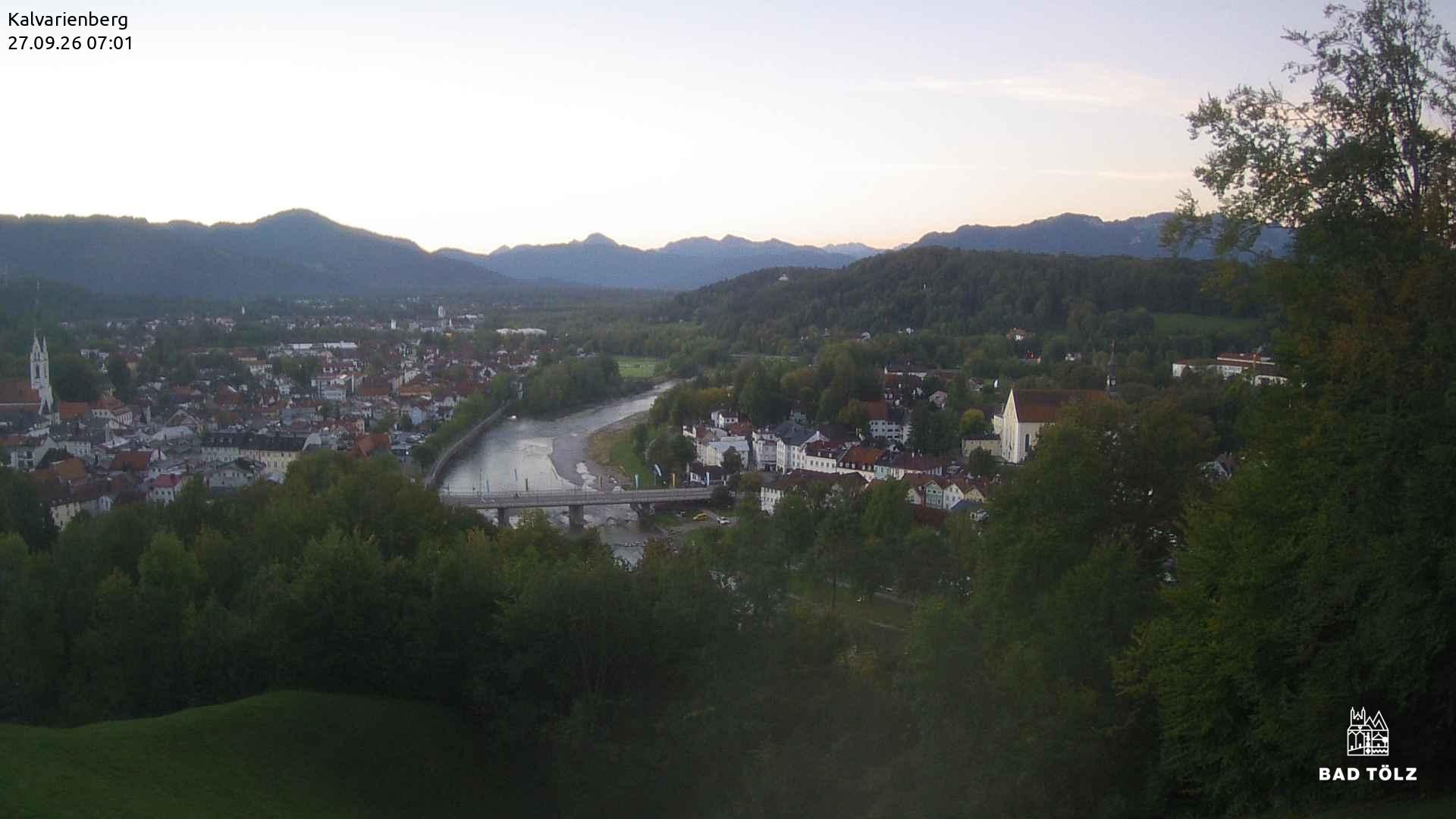 Archiv Foto Webcam Kalvarienberg bei Bad Tölz