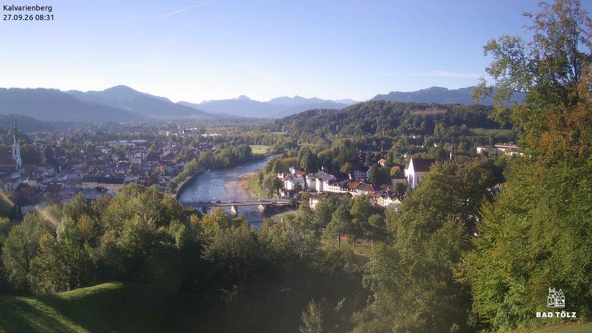 Archiv Foto Webcam Kalvarienberg bei Bad Tölz