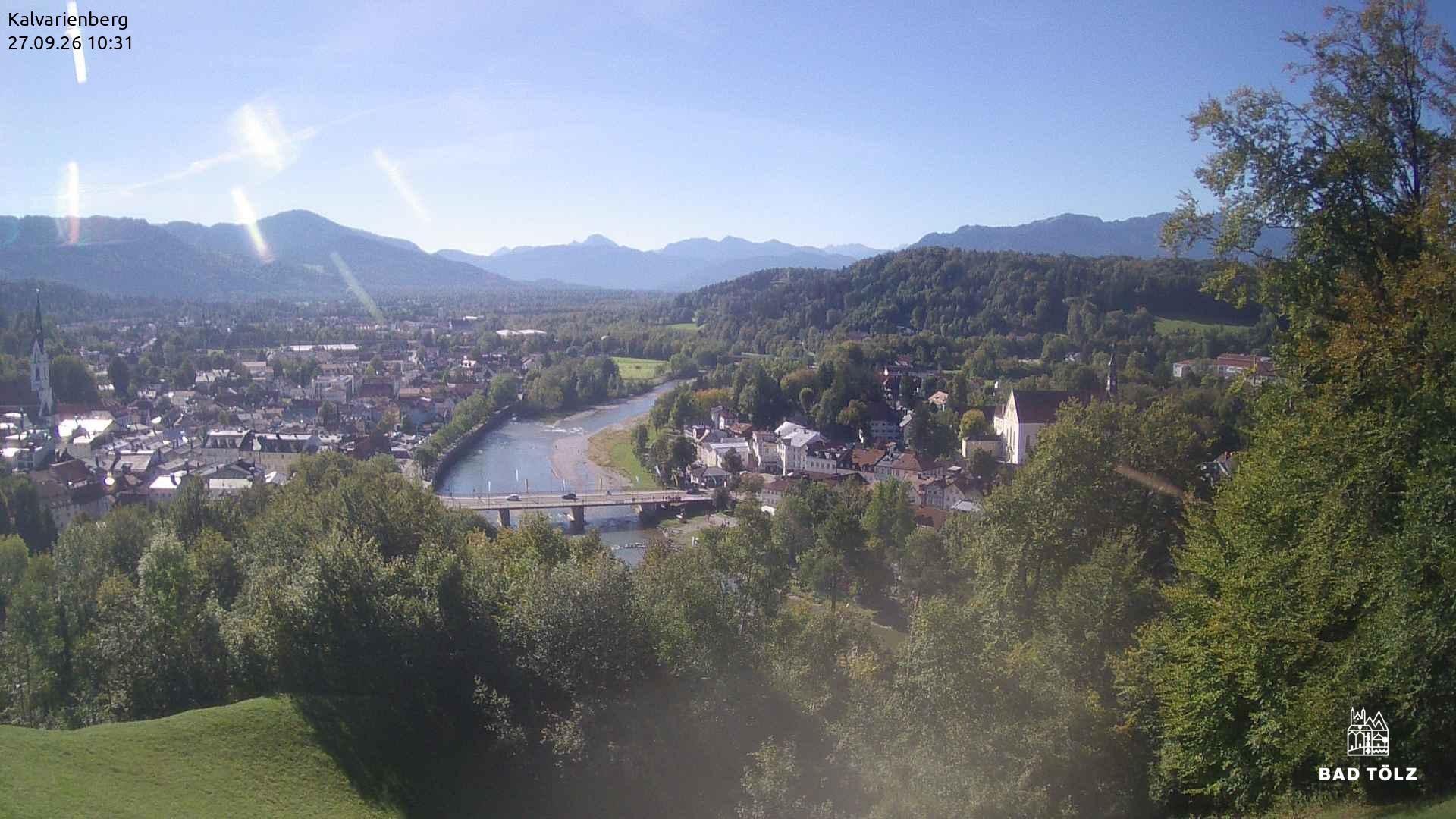 Archiv Foto Webcam Kalvarienberg bei Bad Tölz