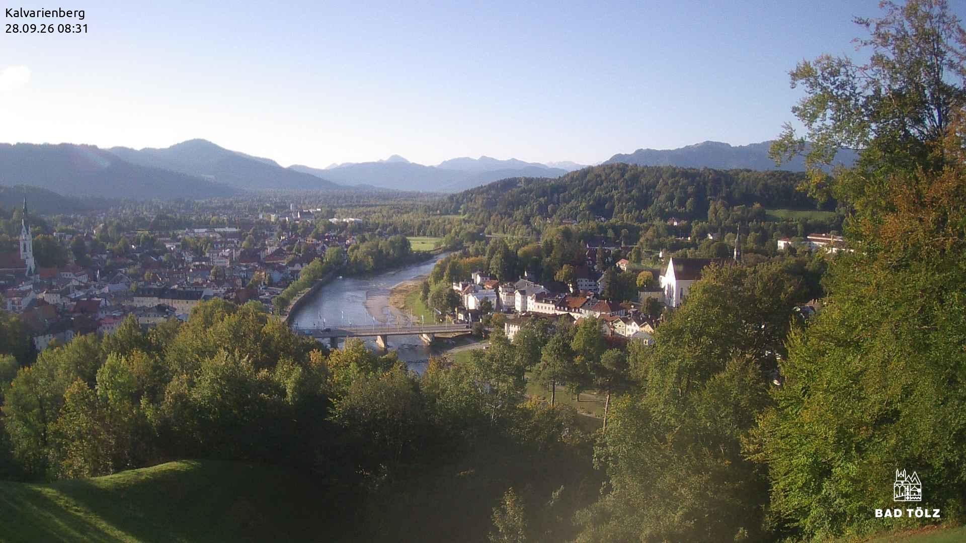 Archived image Webcam Bad Tölz - Kalvarienberg