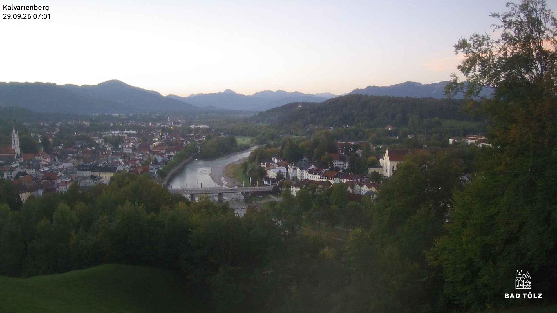 Archiv Foto Webcam Kalvarienberg bei Bad Tölz