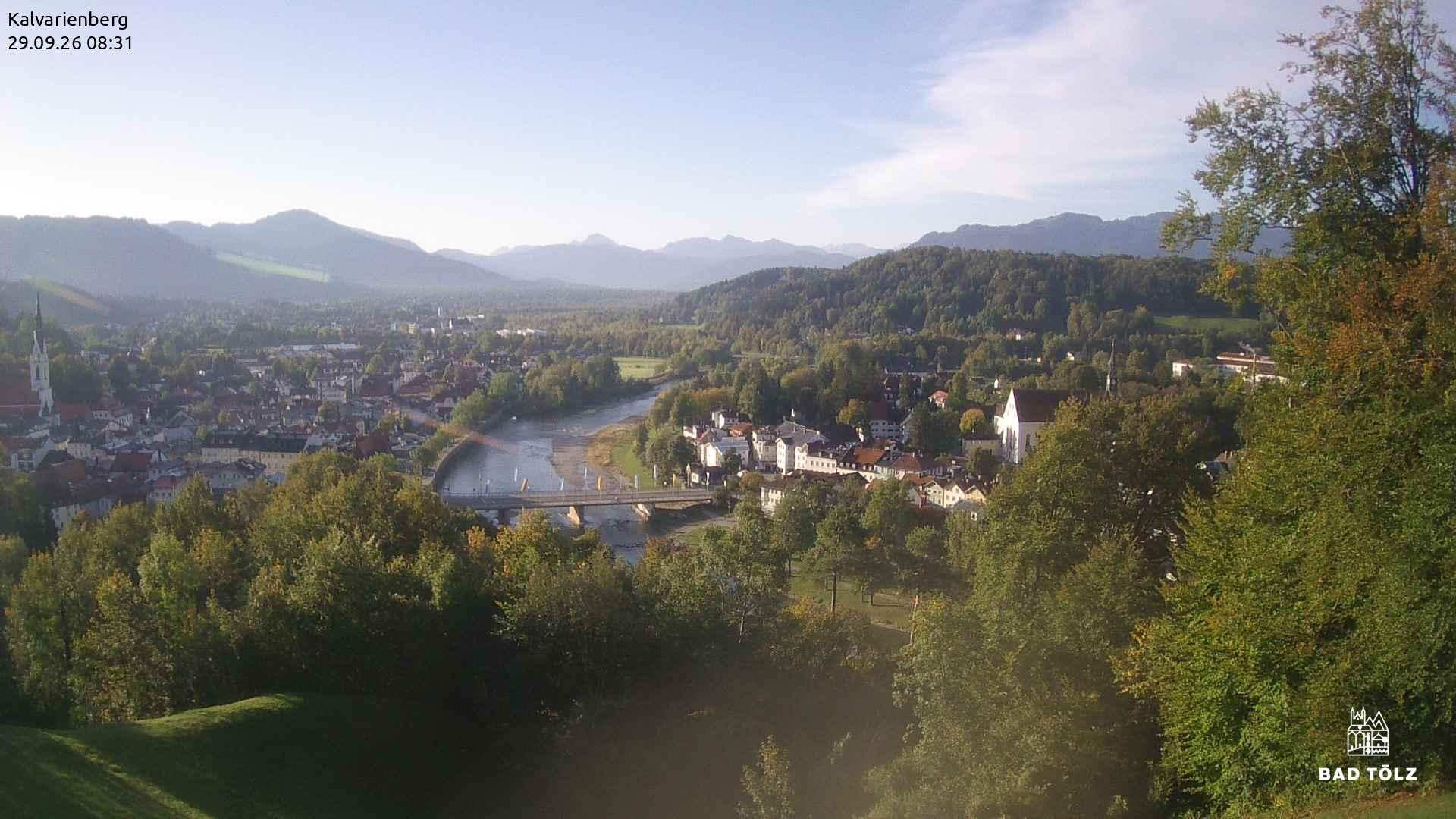 Archiv Foto Webcam Kalvarienberg bei Bad Tölz